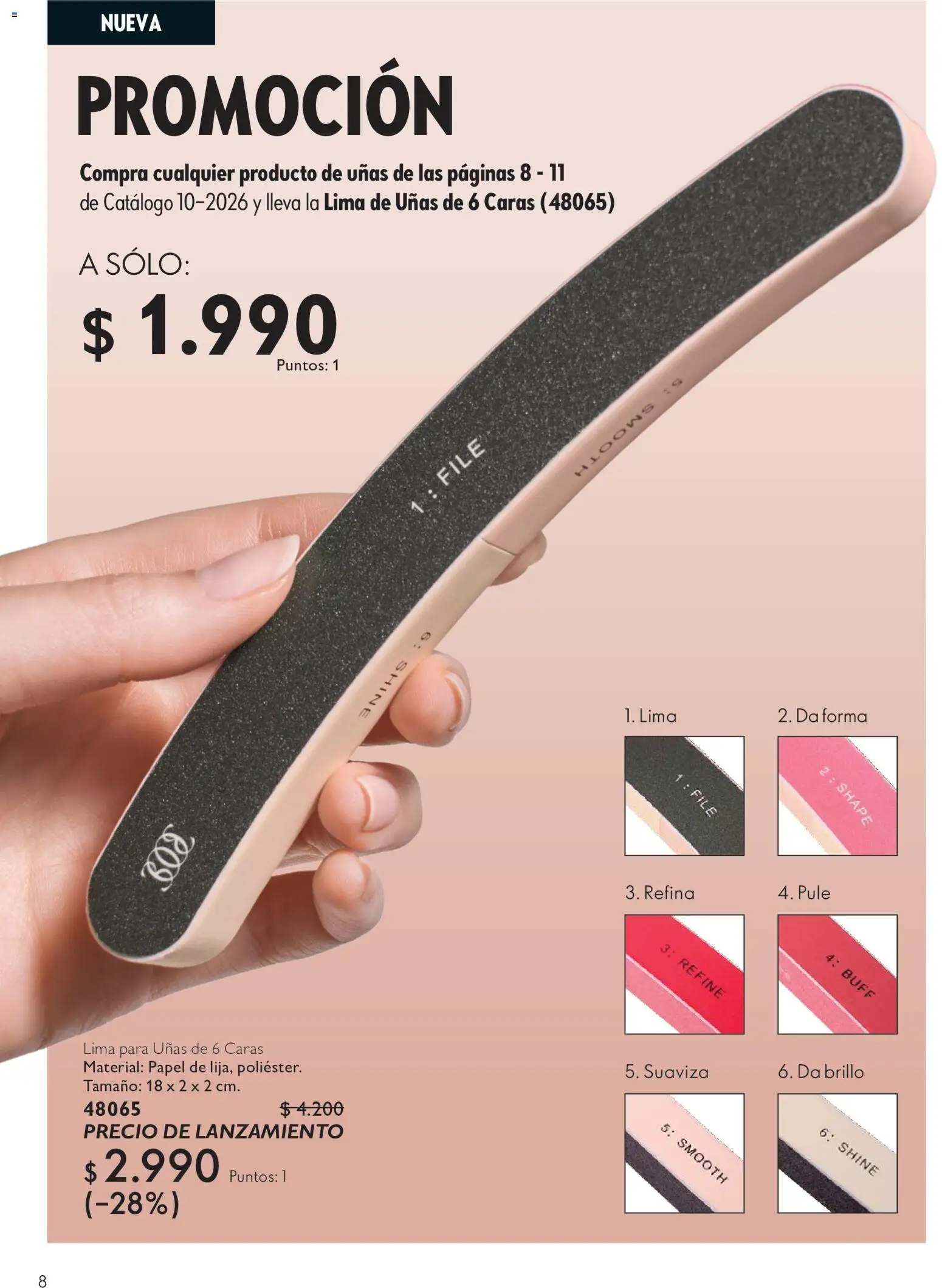 Oriflame Ofertas │ válido desde el 10.07.2026 | Página: 8 | Productos: Lima, Brillo