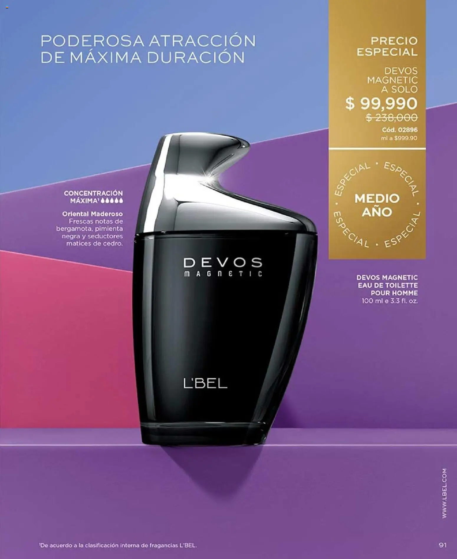 L'Bel revista - valida desde el 07/08/2026 | Página: 91 | Productos: Pimienta, Eau de toilette