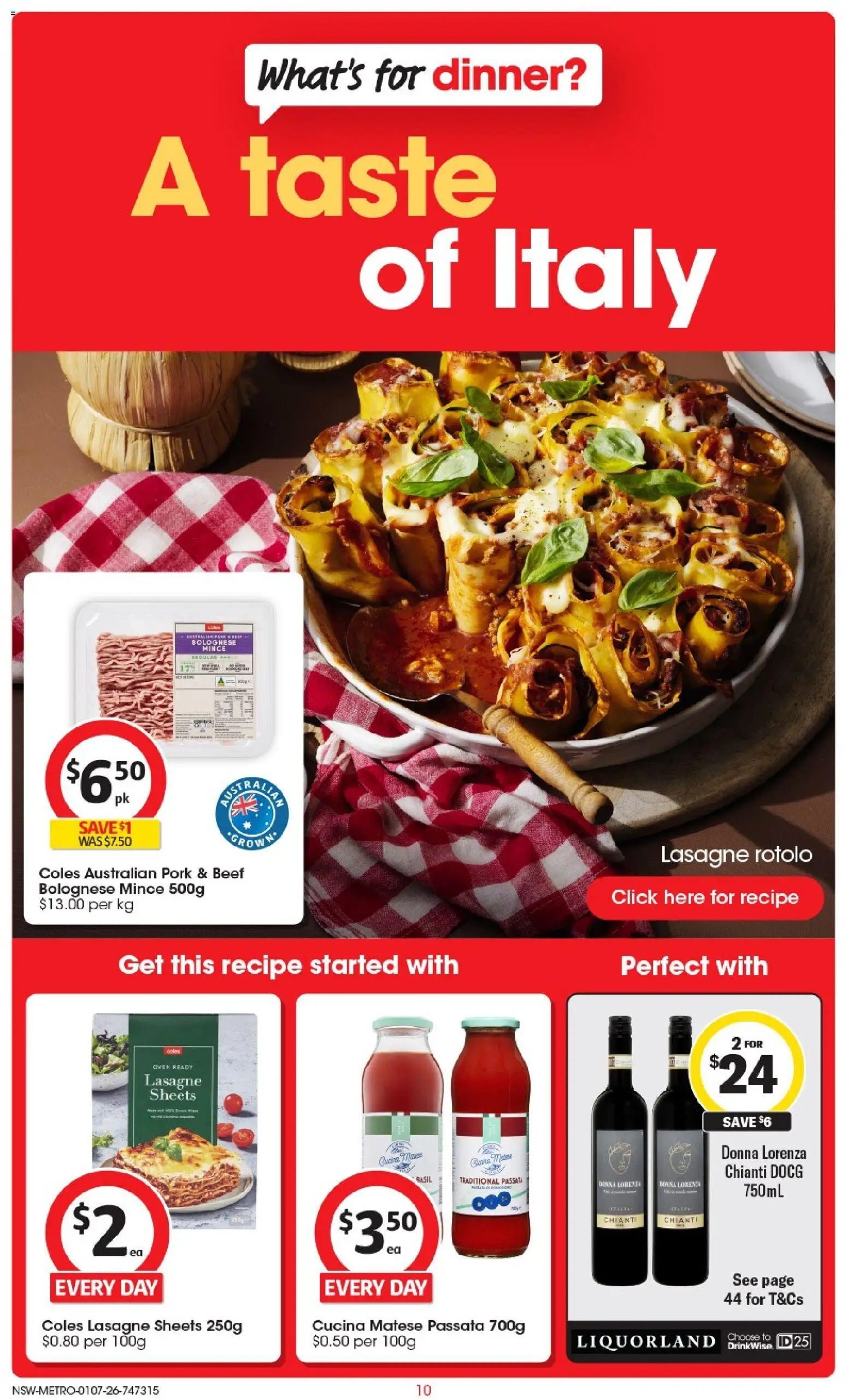 Coles catalogue - valid from 01/07/2026 | Page: 10 | Products: Pork, Beef