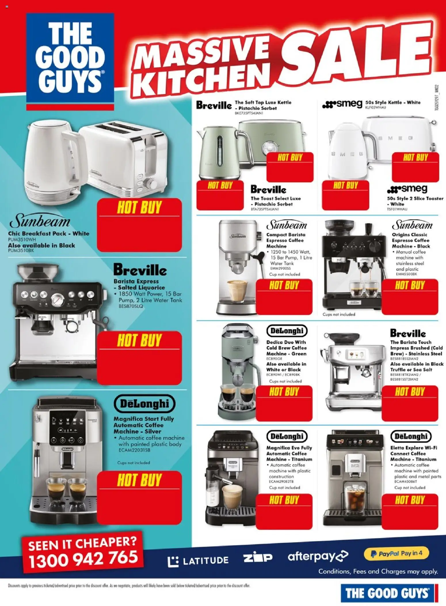 The Good Guys catalogue - valid from 09/07/2026 | Page: 8 | Products: Cups, Coffee, Salt, Toaster