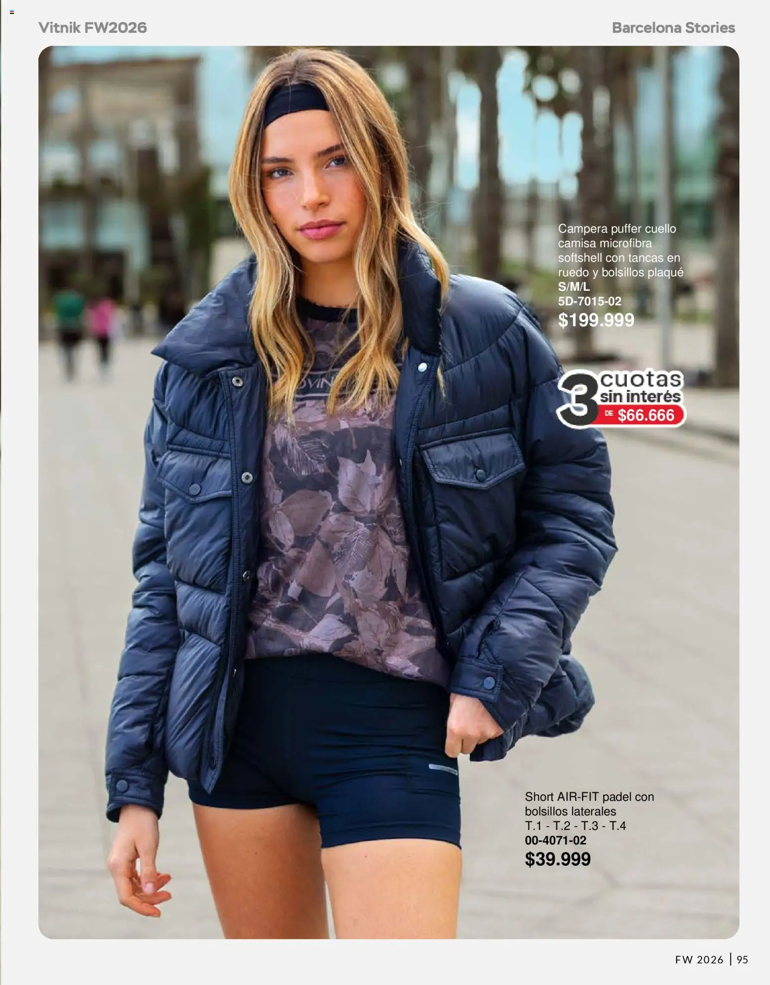 Vitnik - Mujer │ válido desde el 01/04/2026 | Página: 95 | Productos: Campera, Short, Camisa