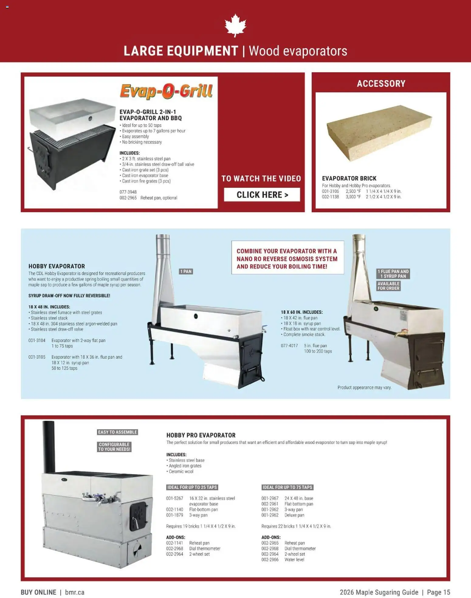 BMR flyer valid from 01.01.2026 | Page: 15 | Products: Watch, Video, Iron, Grate