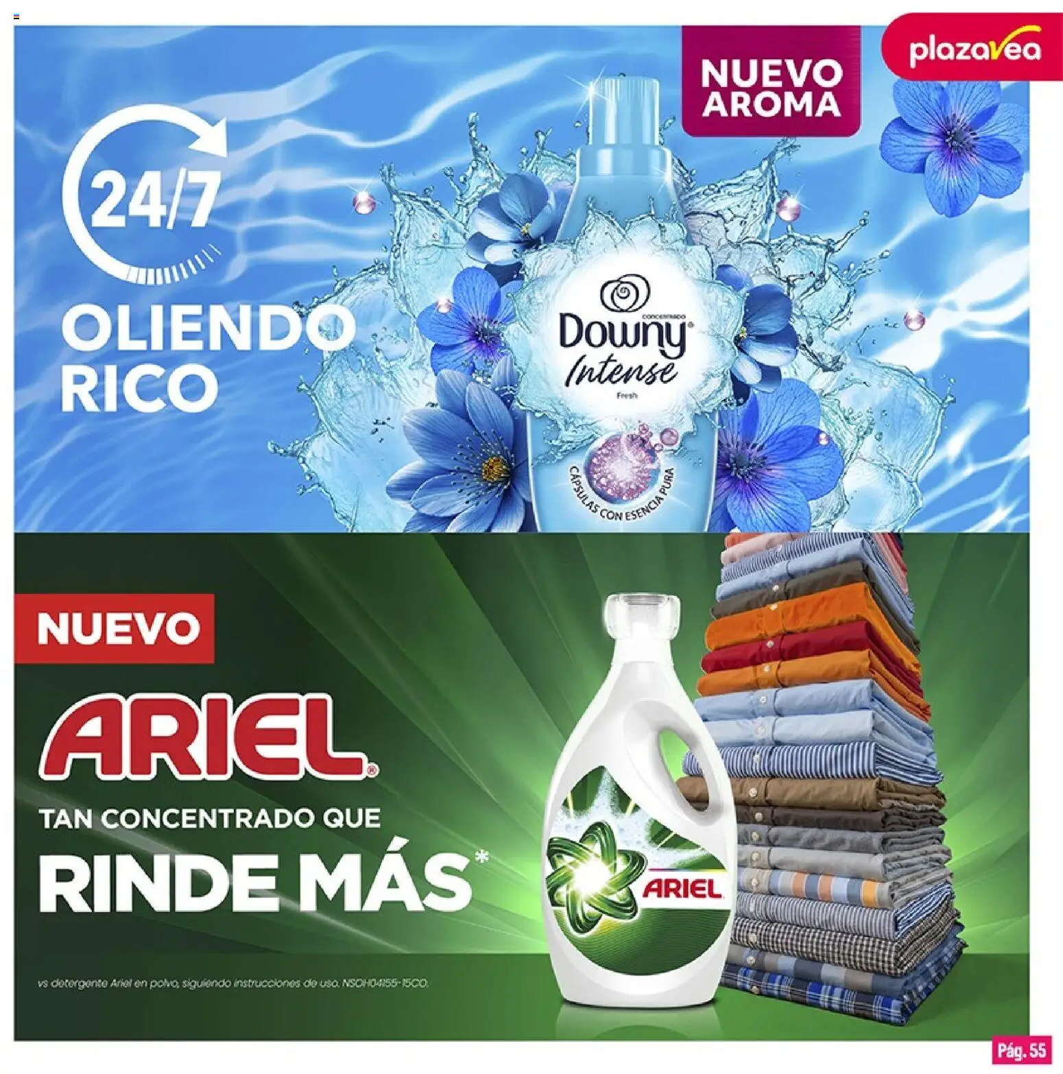 Catálogo Plaza Vea válido desde 01/09/2026 | Página: 55 | Productos: Detergente