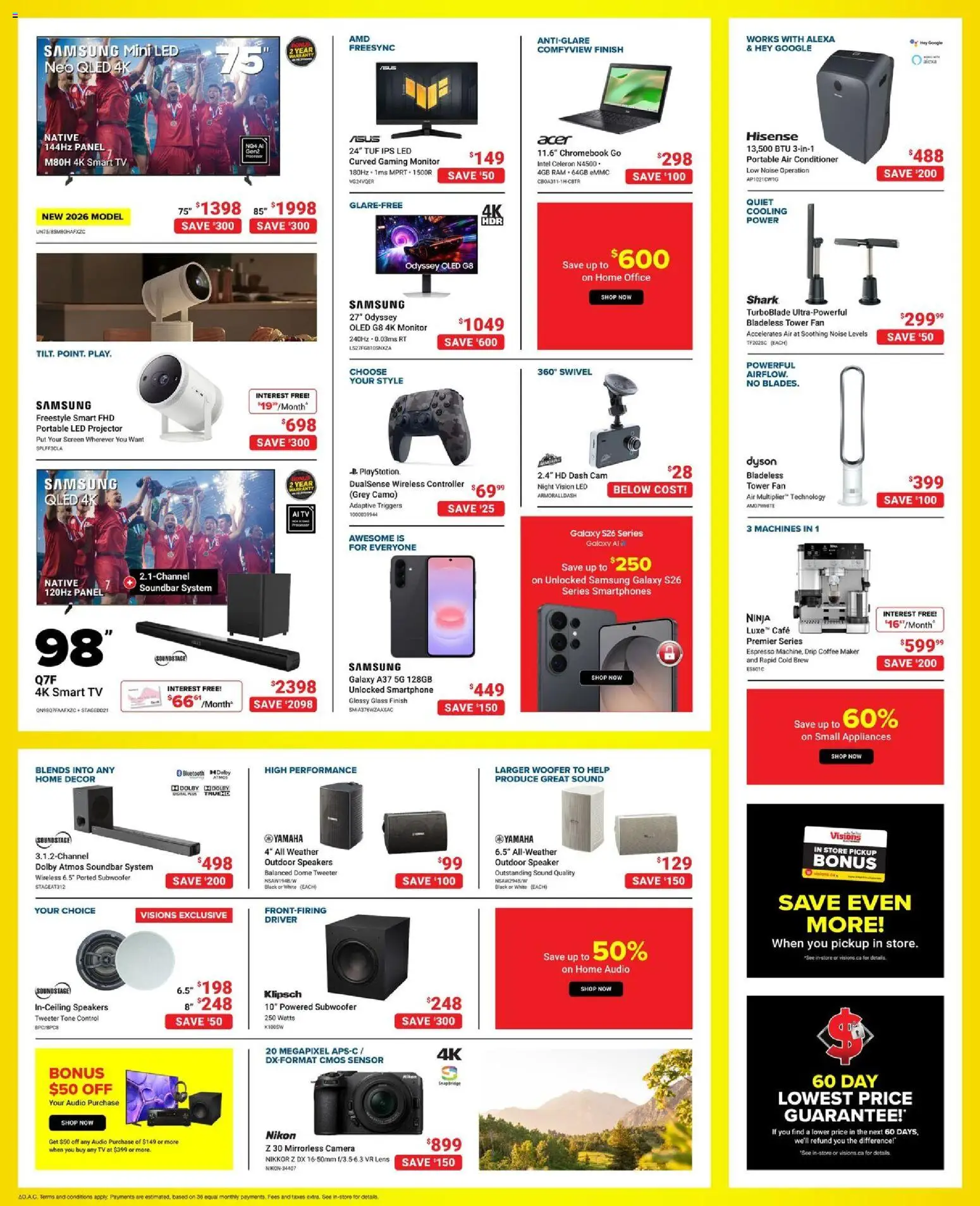 Visions flyer valid from 05.06.2026 | Page: 3 | Products: Smartphone, Monitor, Tv, Fan