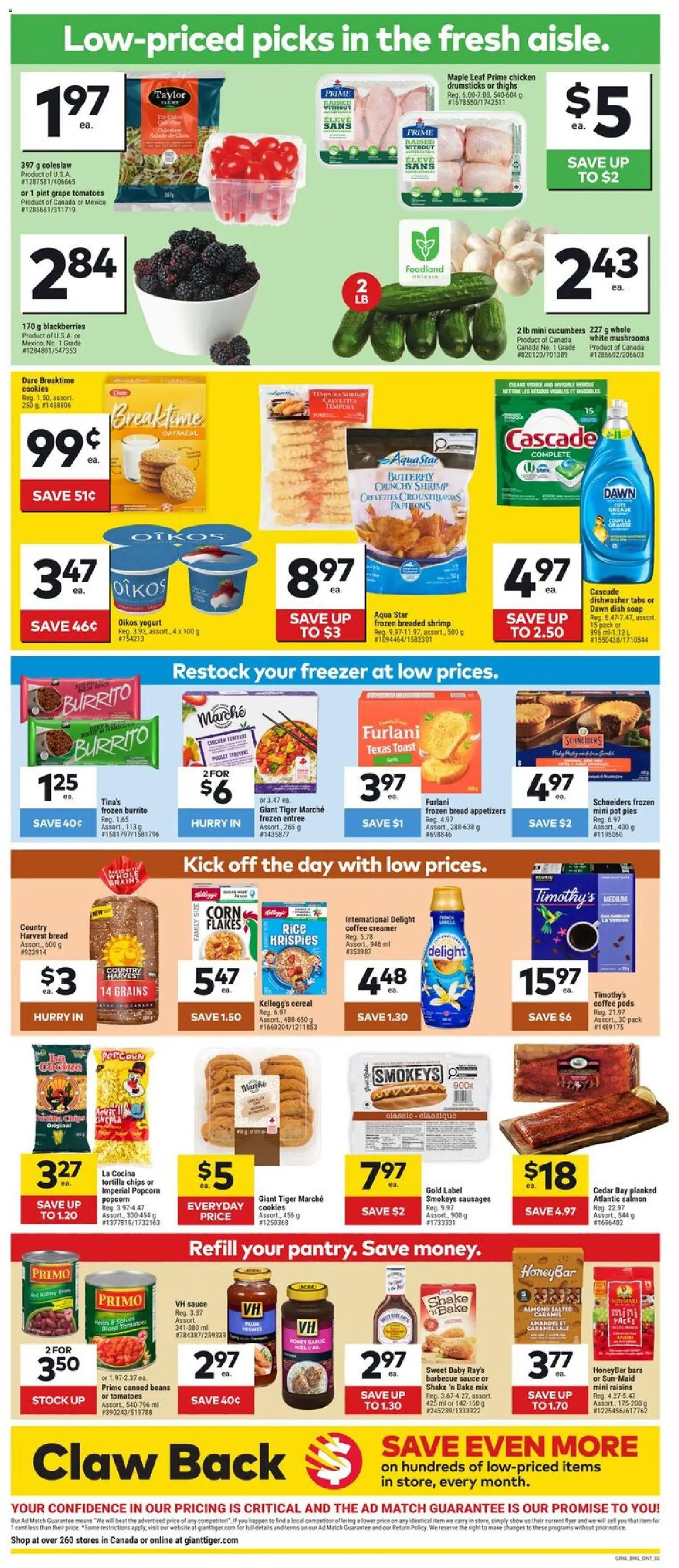 Giant Tiger flyer valid from 10.06.2026 | Page: 2 | Products: Cookies, Freezer, Soap, Coffee