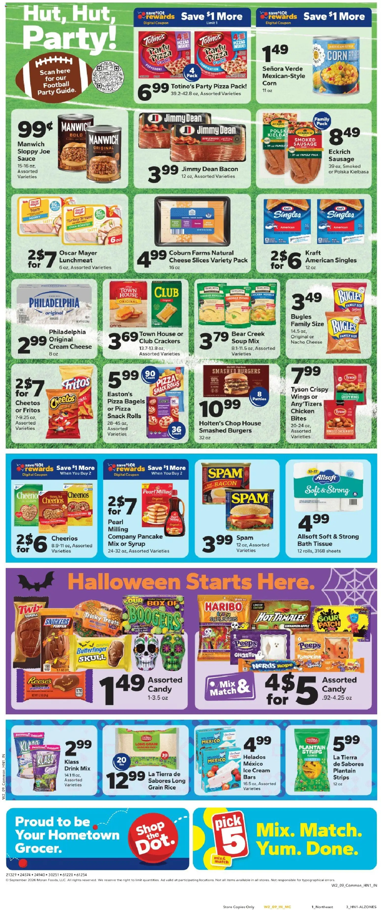 Save a Lot Weekly Ad - valid from 09/09/2026 | Page: 2 | Products: Candy, Rice, Sausage, Oven