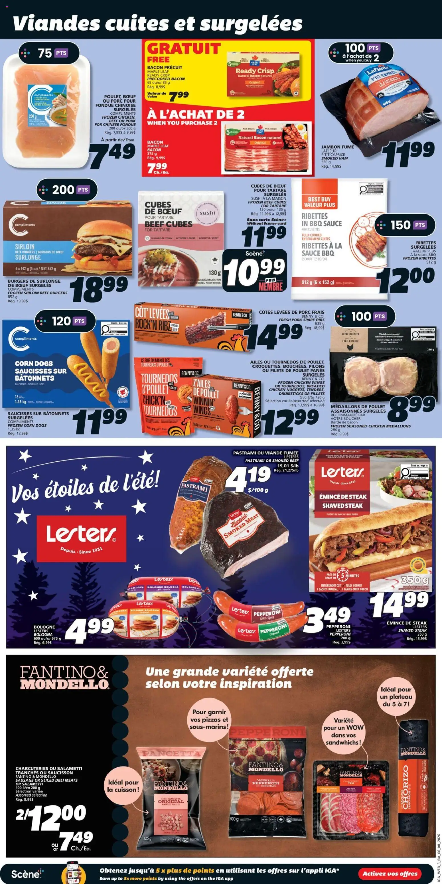 IGA flyer valid from Aug 6, 2026 | Page: 6 | Products: Beef, Ham, Chicken, Pork