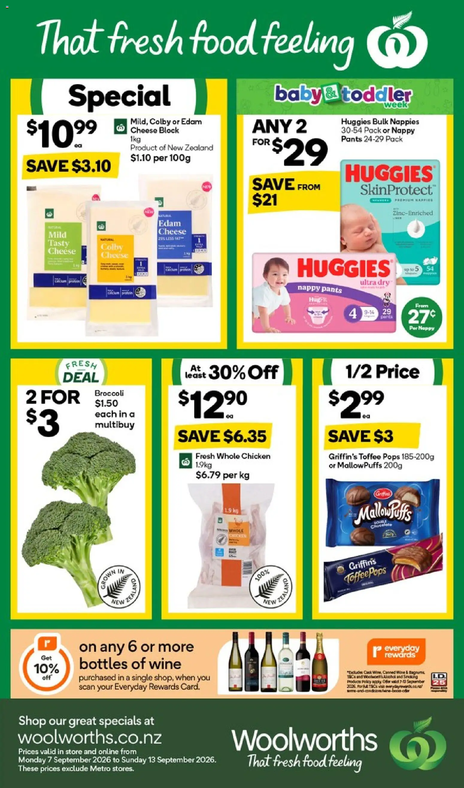 Woolworths catalogue from 7 Sept 2026 | Page: 1