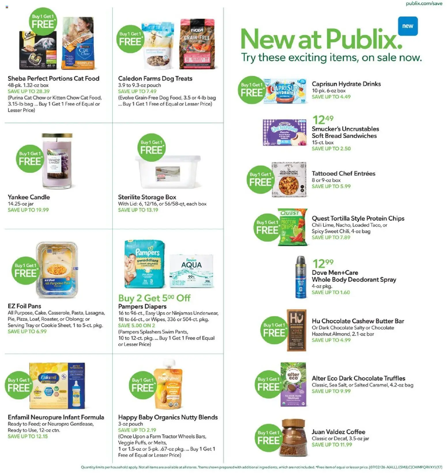 Publix Weekly Ad - valid from 07/01/2026 | Page: 17 | Products: Box, Deodorant, Chips, UPS