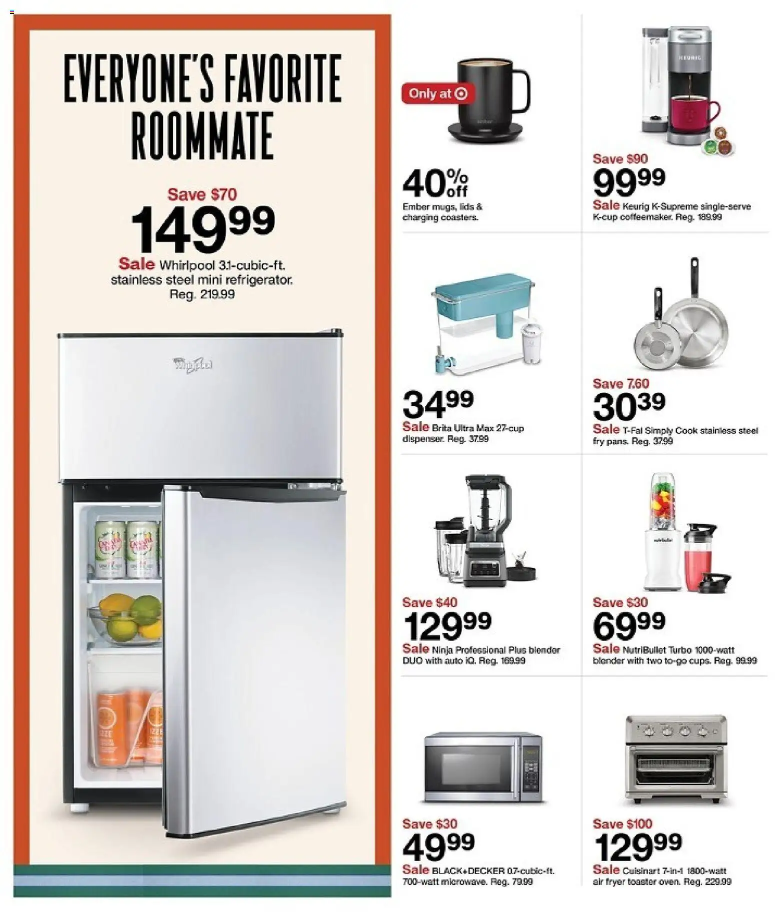 Target Weekly Ad - valid from 07/19/2026 | Page: 12 | Products: Toaster, Fryer, Blender