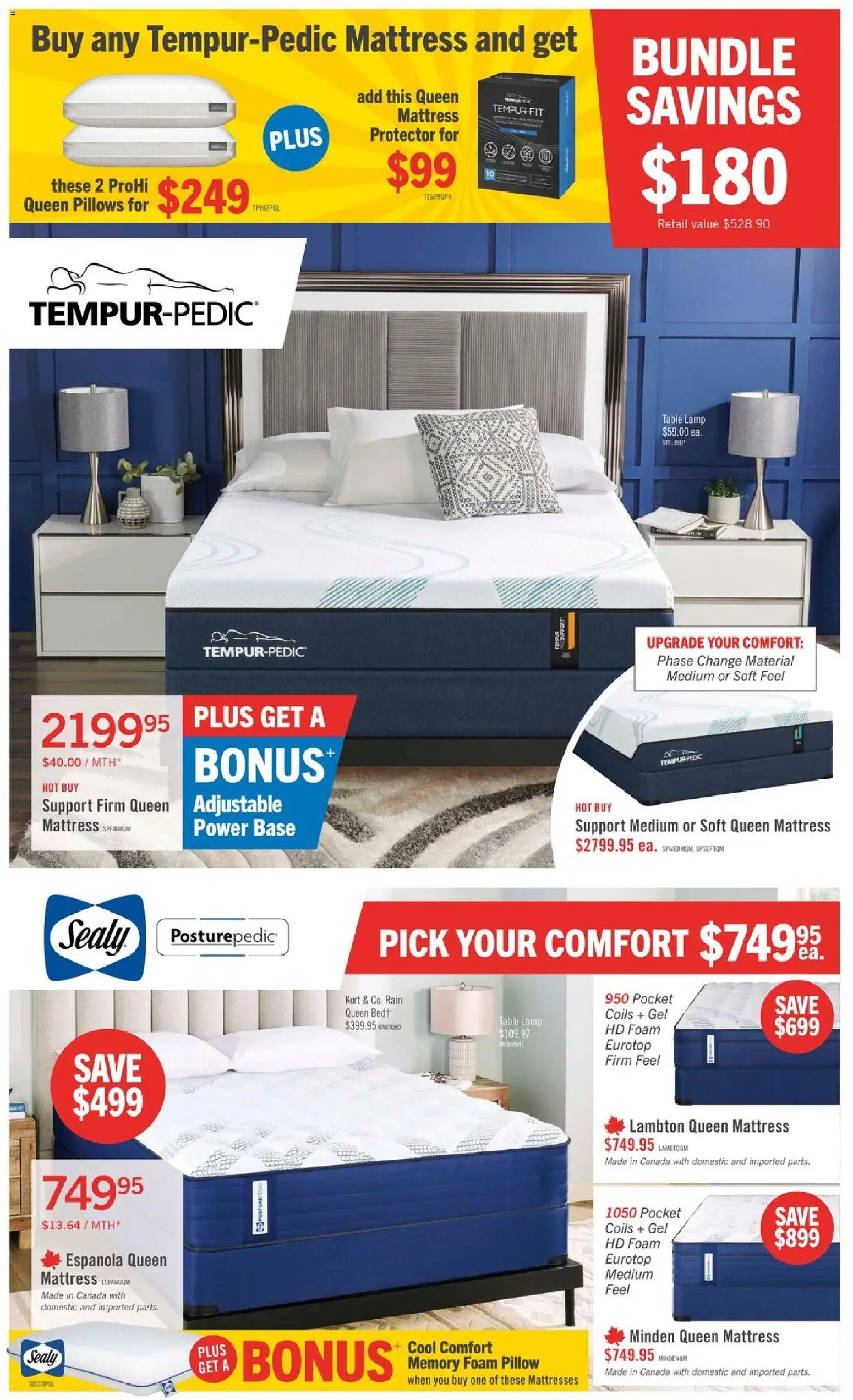 The Brick flyer valid from Sep 18, 2026 | Page: 3 | Products: Table lamp, Foam, Table, Lamp