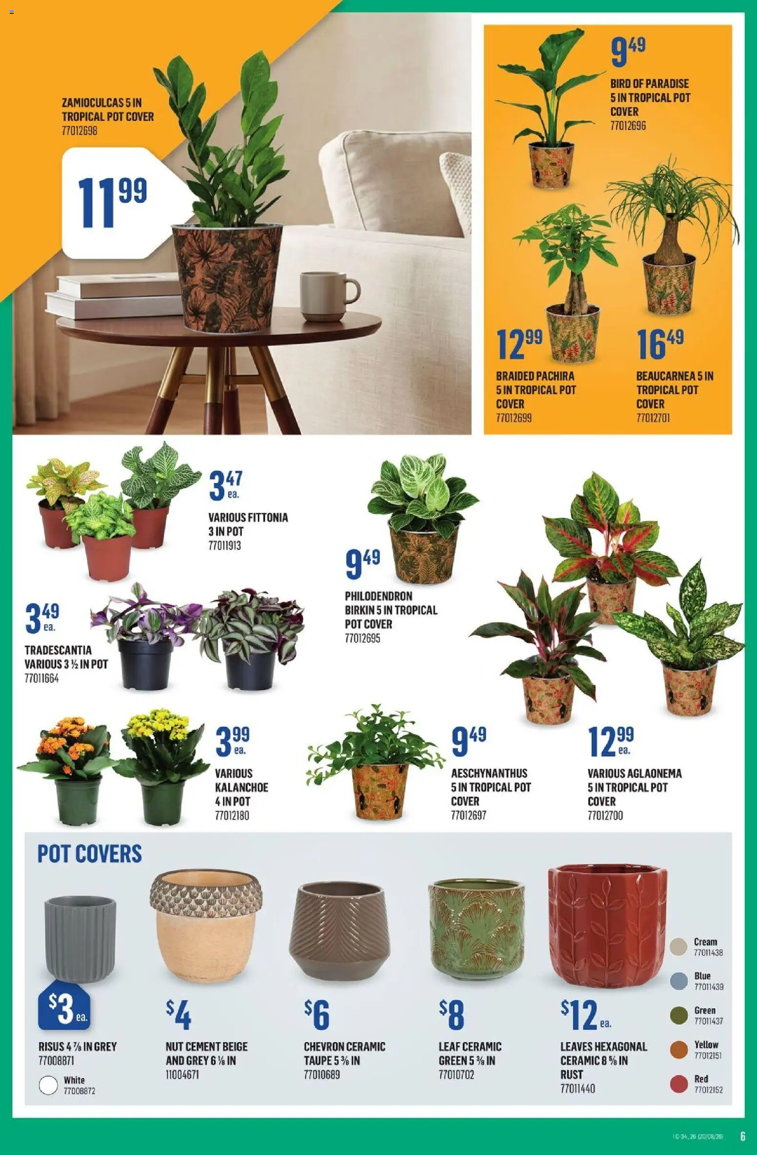 Canac flyer valid from Aug 20, 2026 | Page: 6 | Products: Cream, Cement