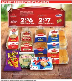 Preview of Longo's weekly flyer / circulaire from shop Longo's valid from Jul 2, 2026 | Page: 19 | Products: Chips, Bread