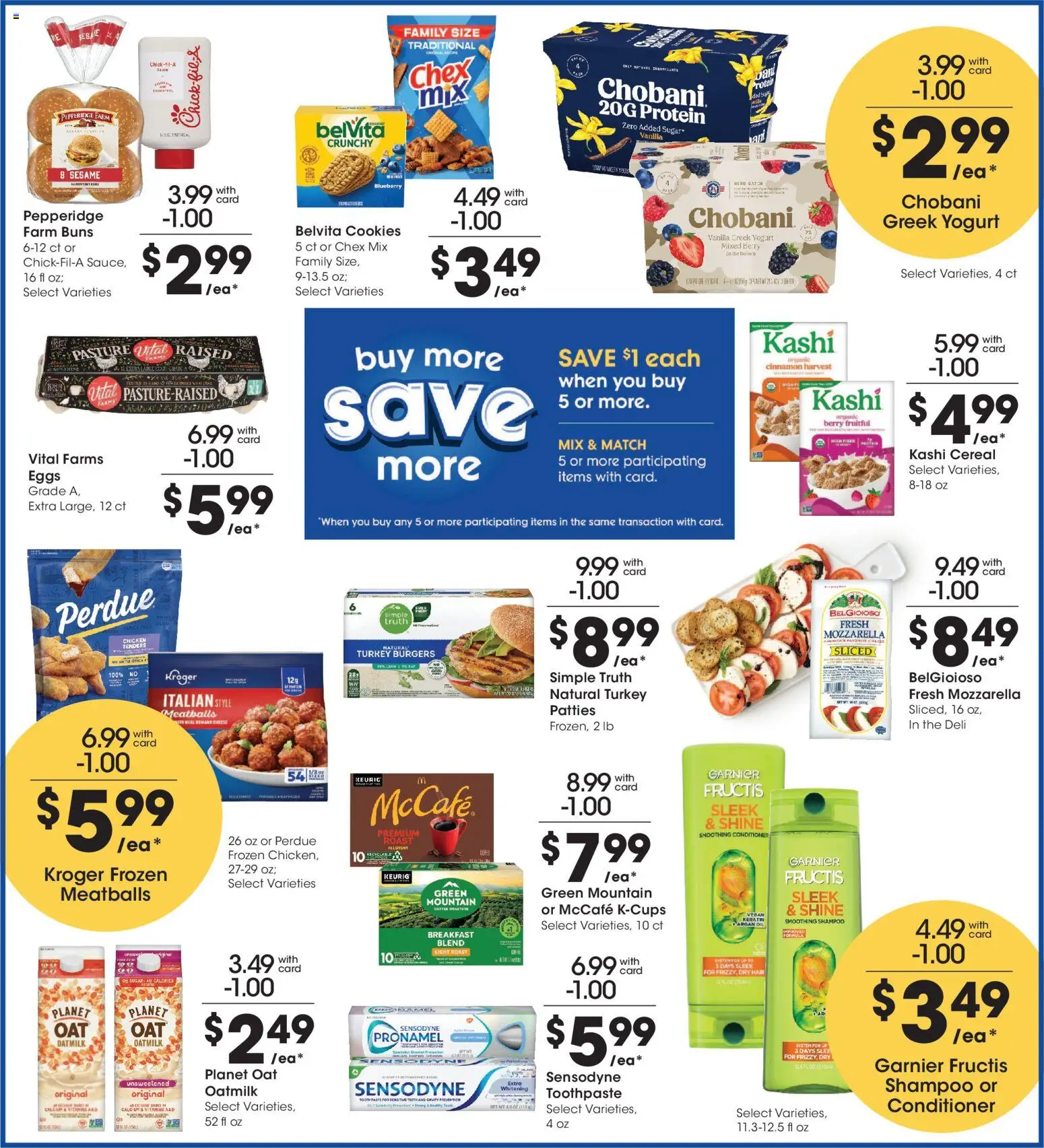 King Soopers Weekly Ad - valid from 09/09/2026 | Page: 5 | Products: Chicken, Yogurt, Toothpaste, Greek yogurt