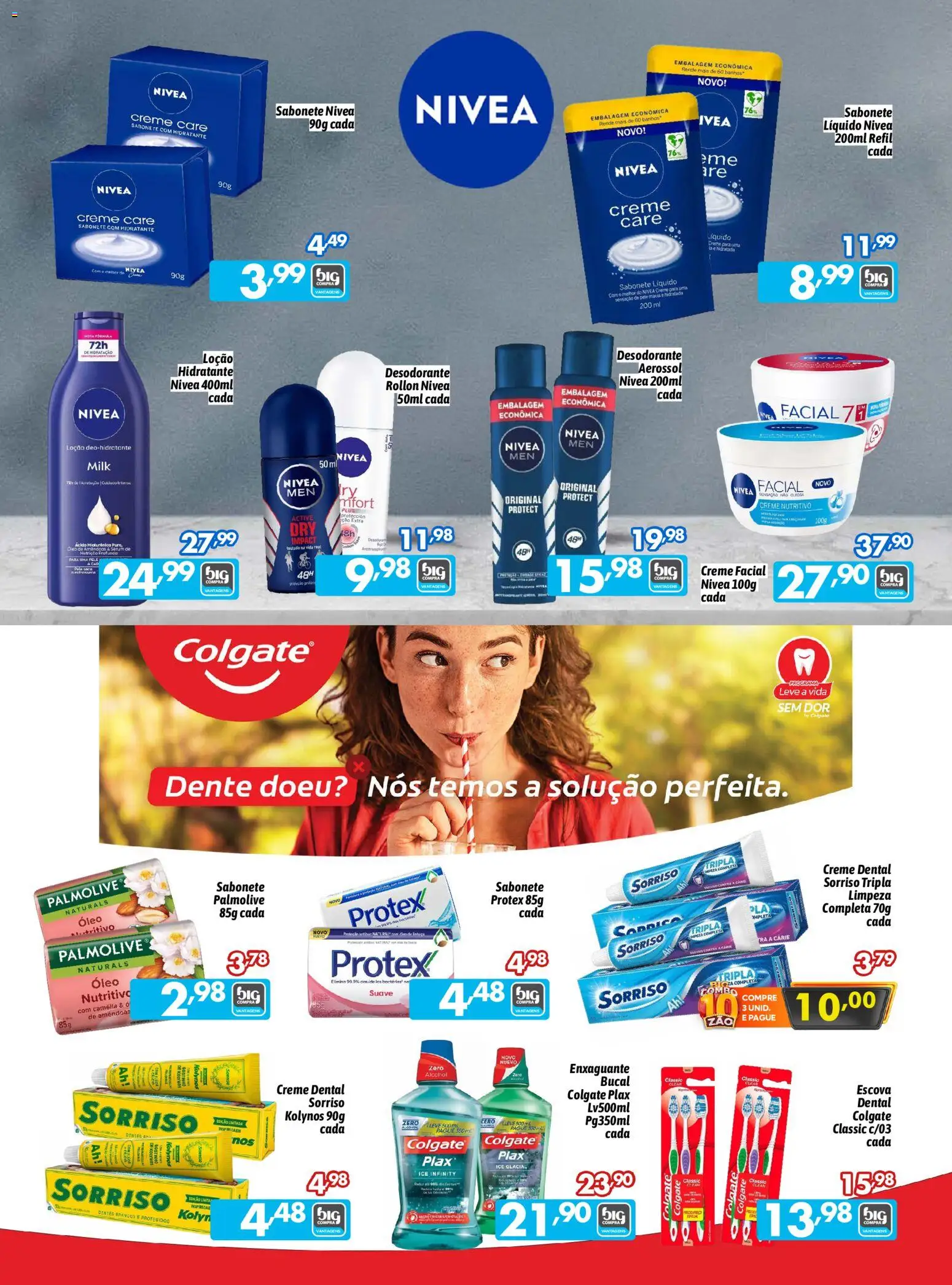 Big Compra Folheto - válido de 03/08/2026 | Página: 13 | Produtos: Desodorante, Óleo, Sérum, Sabonete