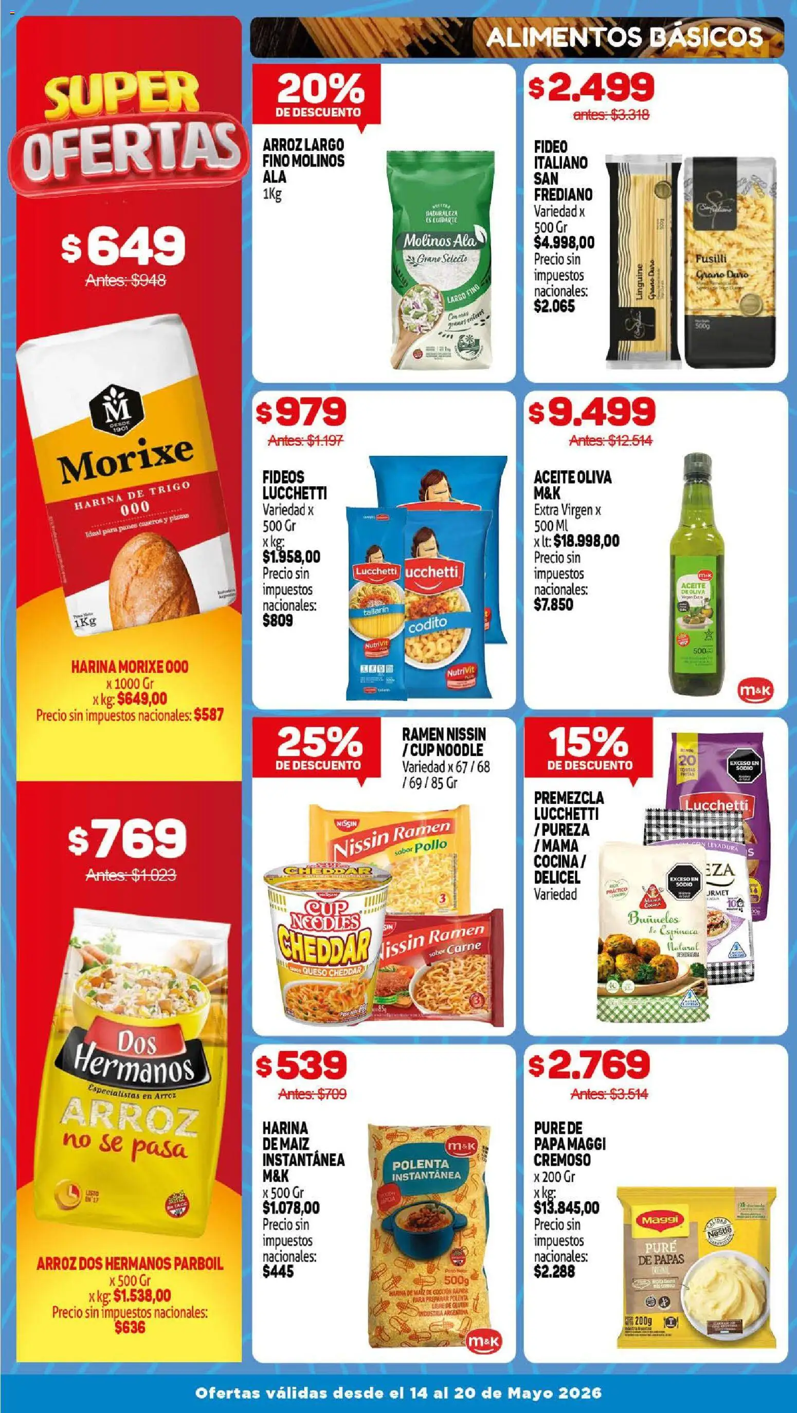 Makro ofertas │ válido desde el 14.05.2026 | Página: 5 | Productos: Harina, Maiz, Oliva, Espinaca