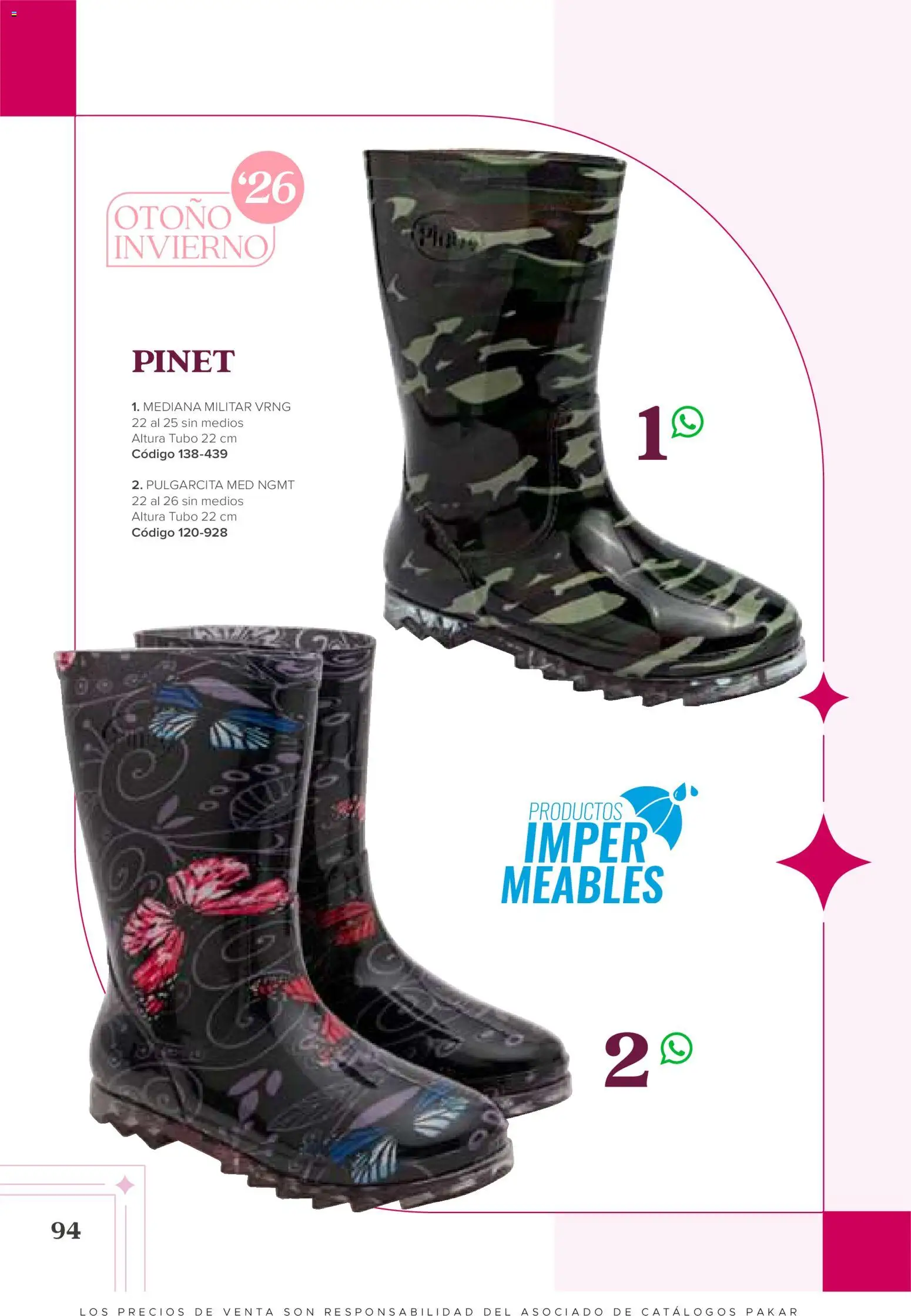 Nuevas ofertas de SC Pakar válidas en toda la República Mexicana desde el 31/07/2026. ¡Encuentra las mejores ofertas en SC Pakar catálogo Bota! | Página: 94