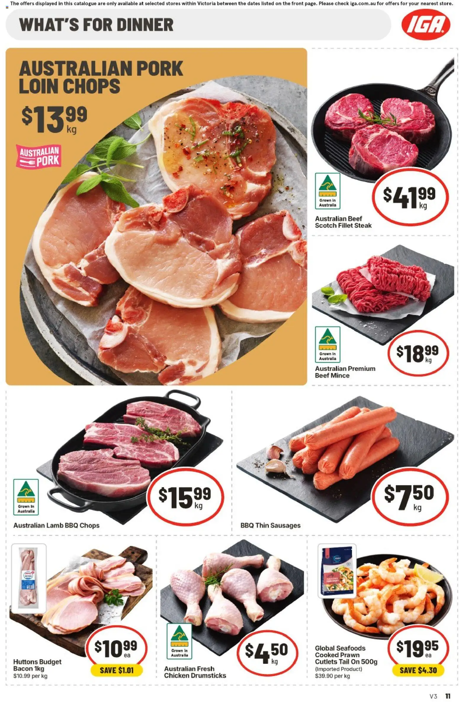 IGA catalogue - valid from 16/09/2026 | Page: 12 | Products: Chicken, Pork, Lamb, Scotch