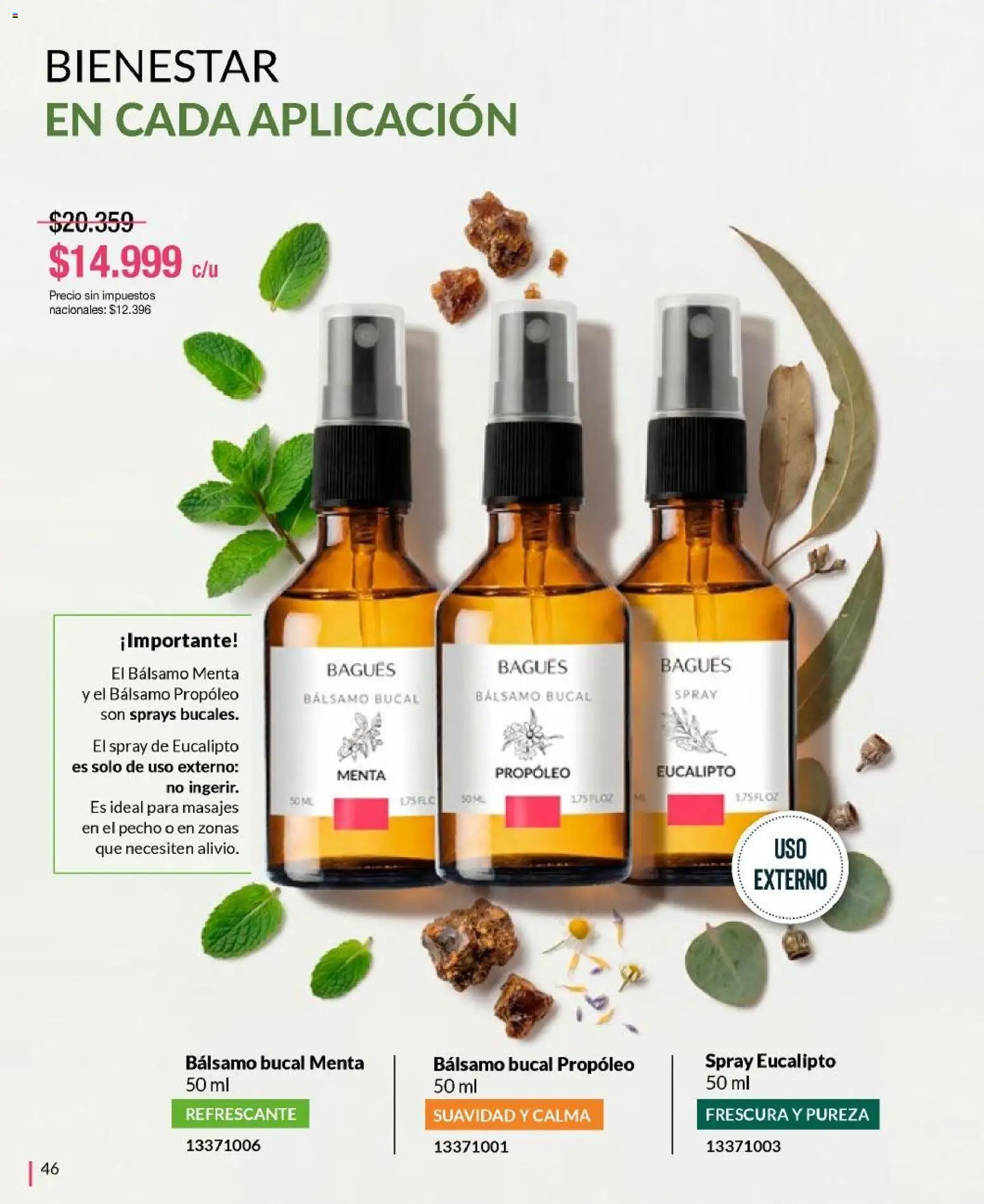 Bagués catálogo │ válido desde el 21/09/2026 | Página: 46 | Productos: Bálsamo