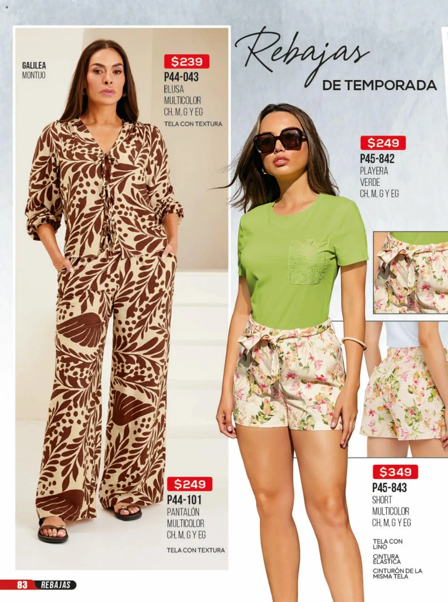Nuevas ofertas de Cklass válidas en toda la República Mexicana desde el 23/06/2026. ¡Encuentra las mejores ofertas en Cklass catálogo Rebajas sobre rebajas ropa! | Página: 84 | Productos: Blusa, Cinturón, Playera, Short