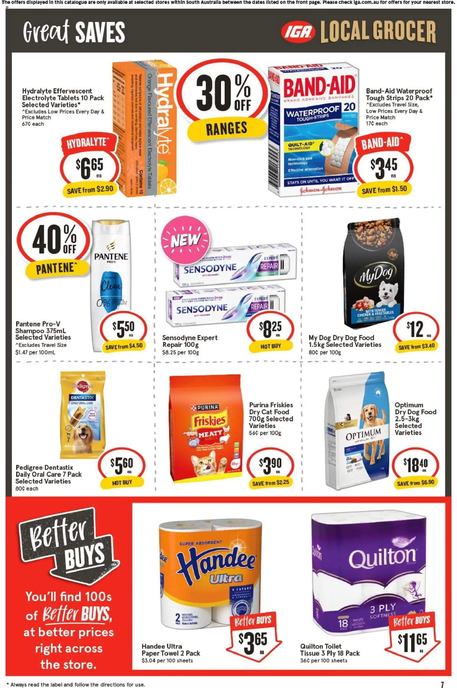 IGA catalogue - valid from 02/09/2026 | Page: 8 | Products: Toilet, Shampoo, Dog food, Vegetables