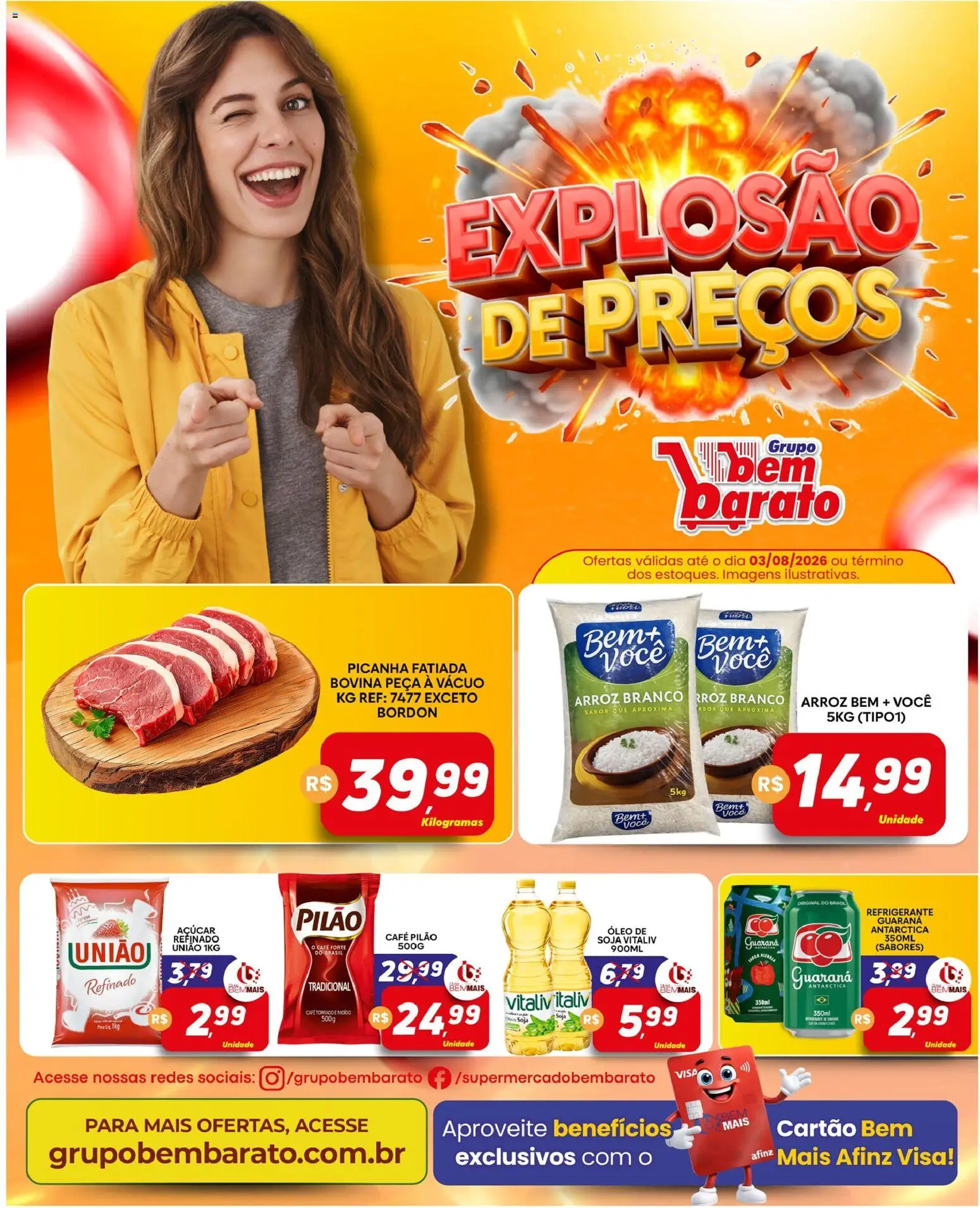 Supermercado Bem Barato Folheto - válido de 28/07/2026 | Página: 1