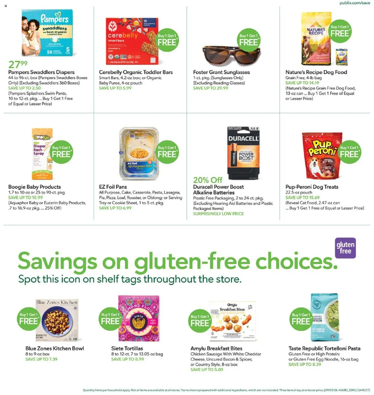 Publix Weekly Ad - valid from 09/02/2026 | Page: 17 | Products: Foil, Diapers, Dog Food, Sausage