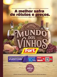 Fort Atacadista ofertas Vinhos - Pré-Visualização do folheto da loja Fort Atacadista, válido de 25.05.2026