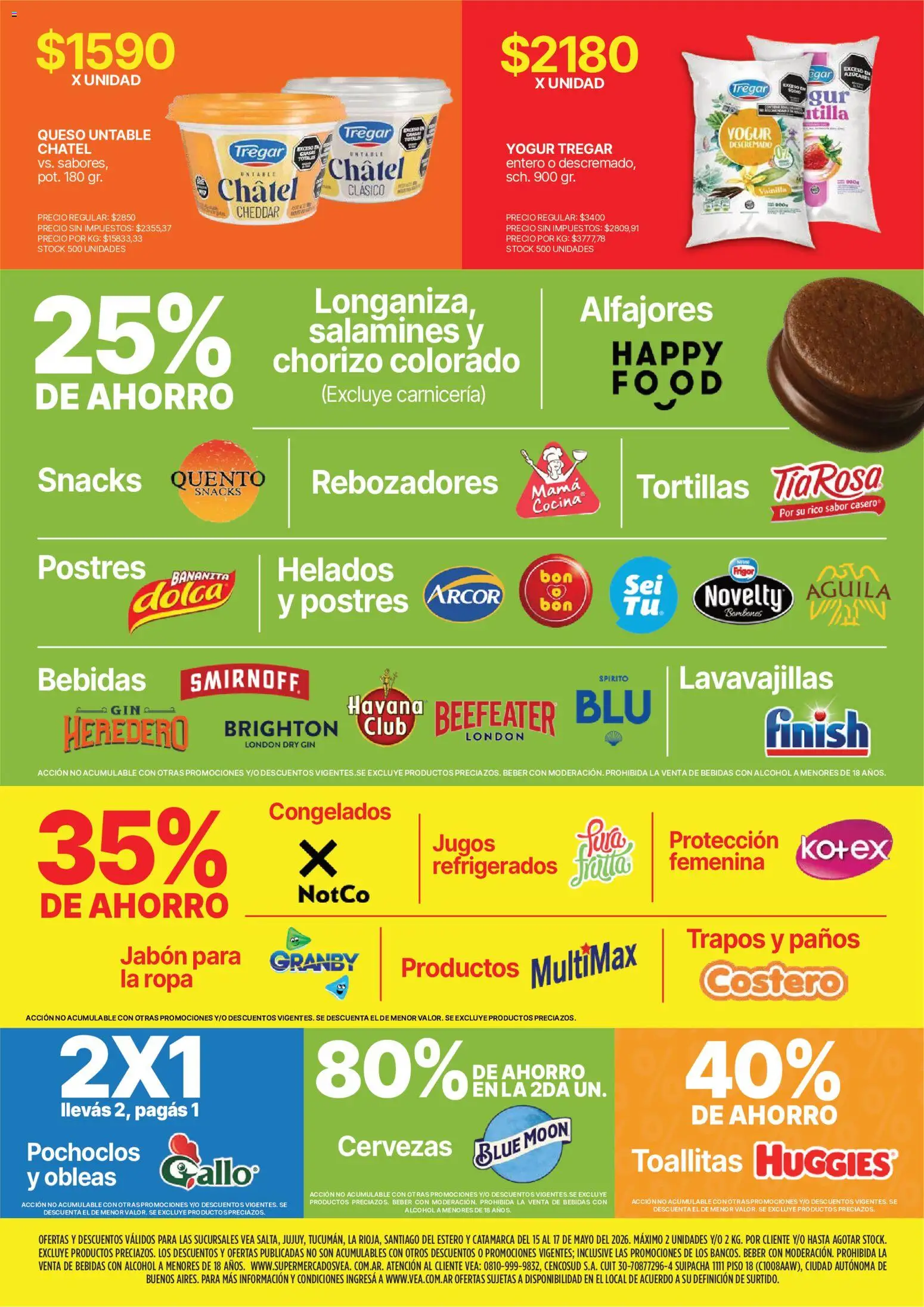 Vea ofertas │ válido desde el 15.05.2026 | Página: 7 | Productos: Bombones, Jabón, Queso, Chorizo