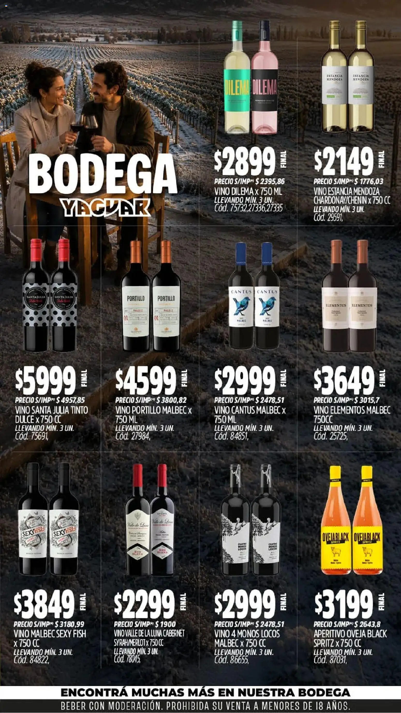Yaguar - Oferta Semanal Córdoba │ válido desde el 20/07/2026 | Página: 4 | Productos: Vino