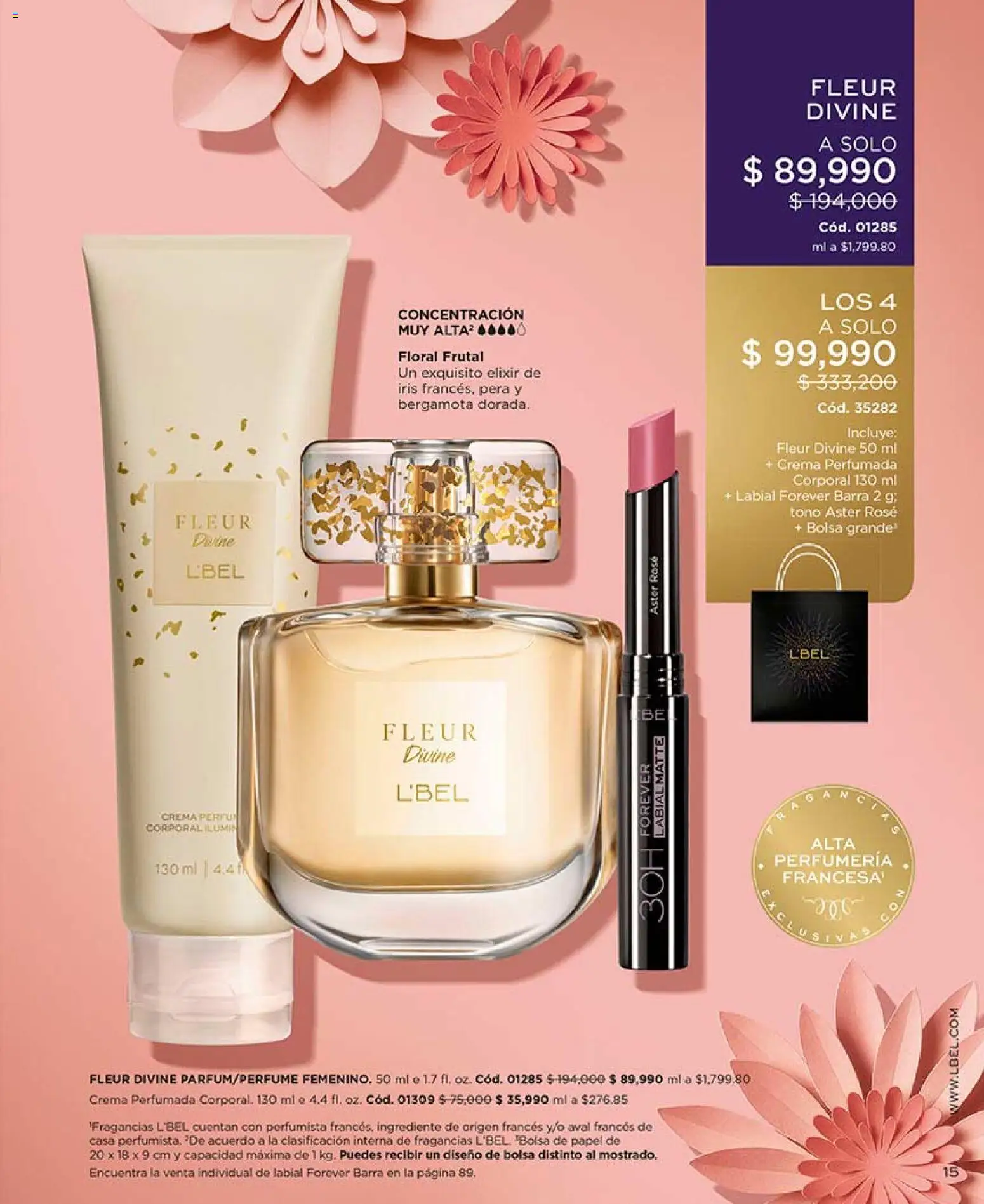 L'Bel revista - valida desde el 24.04.2026 | Página: 15 | Productos: Crema, Bolsa, Individual, Pera