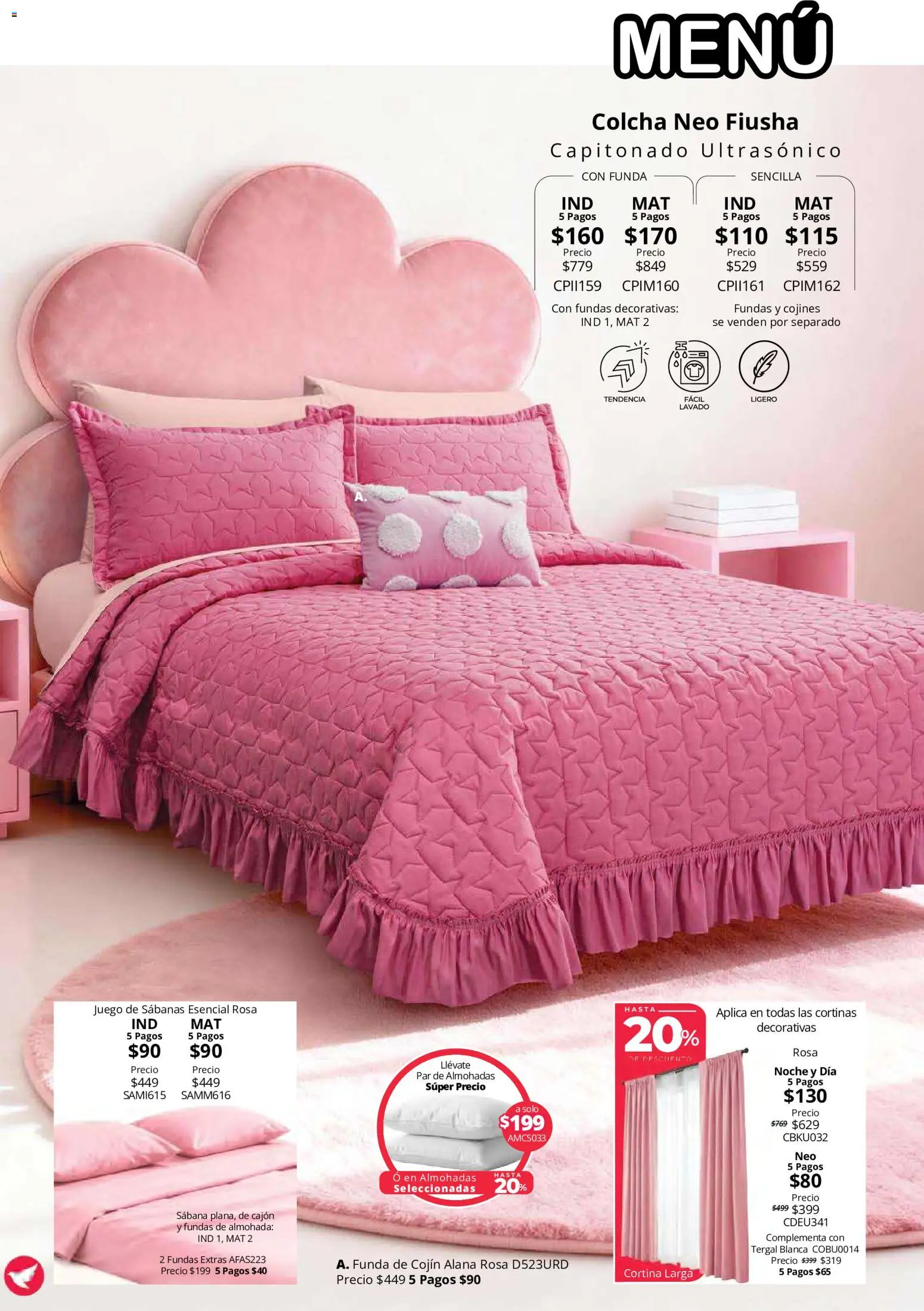 Nuevas ofertas de Colchas Concord válidas en toda la República Mexicana desde el 15/10/2026. ¡Encuentra las mejores ofertas en Colchas Concord catálogo! | Página: 94