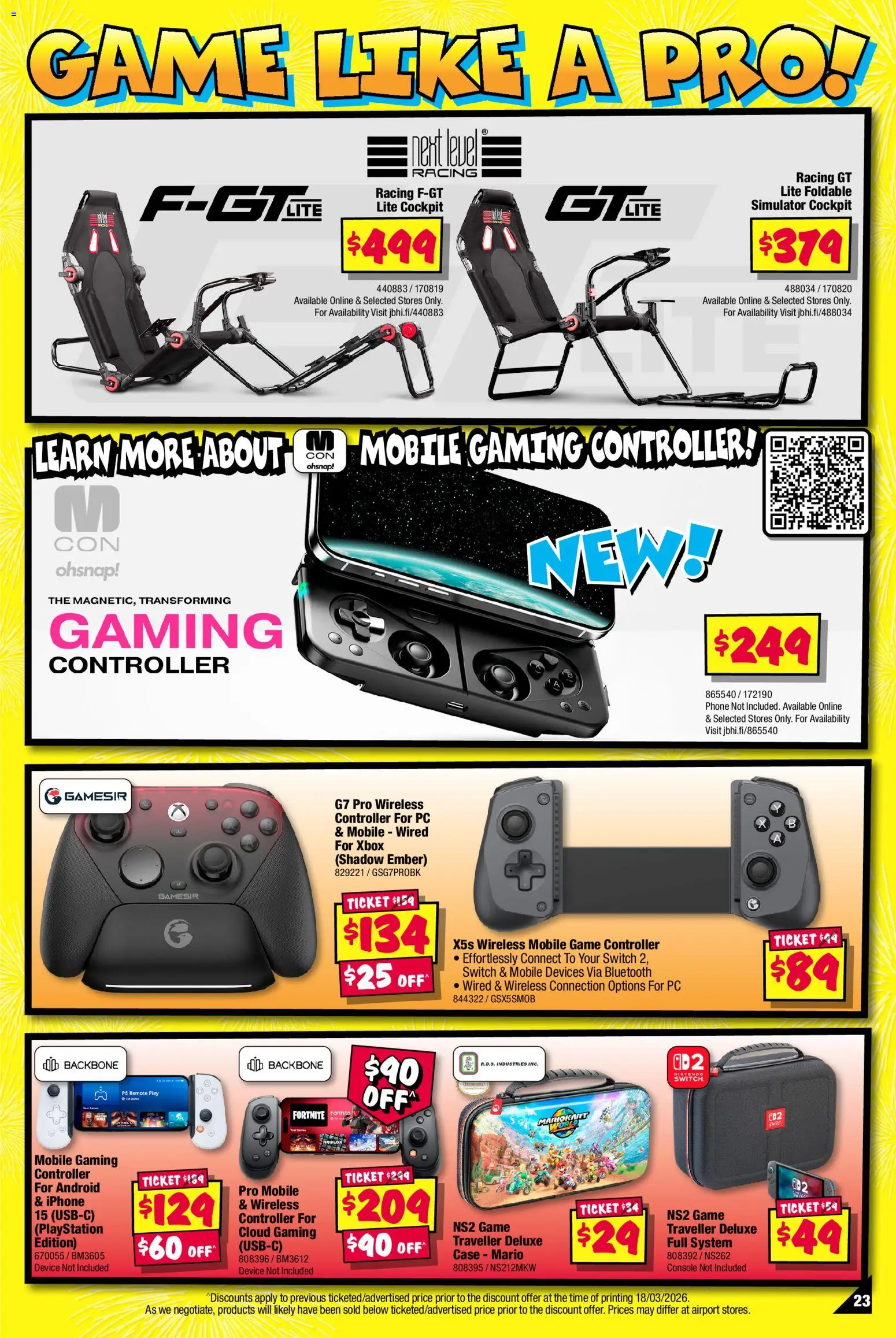 JB Hi-Fi catalogue - valid from 30/03/2026 | Page: 23 | Products: Phone, Device, Playstation, Xbox