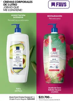 Vista previa Avon -  Campaña 6/2026 válido desde el 01.06.2026 | Página: 154 | Productos: Aceite, Palta, Crema