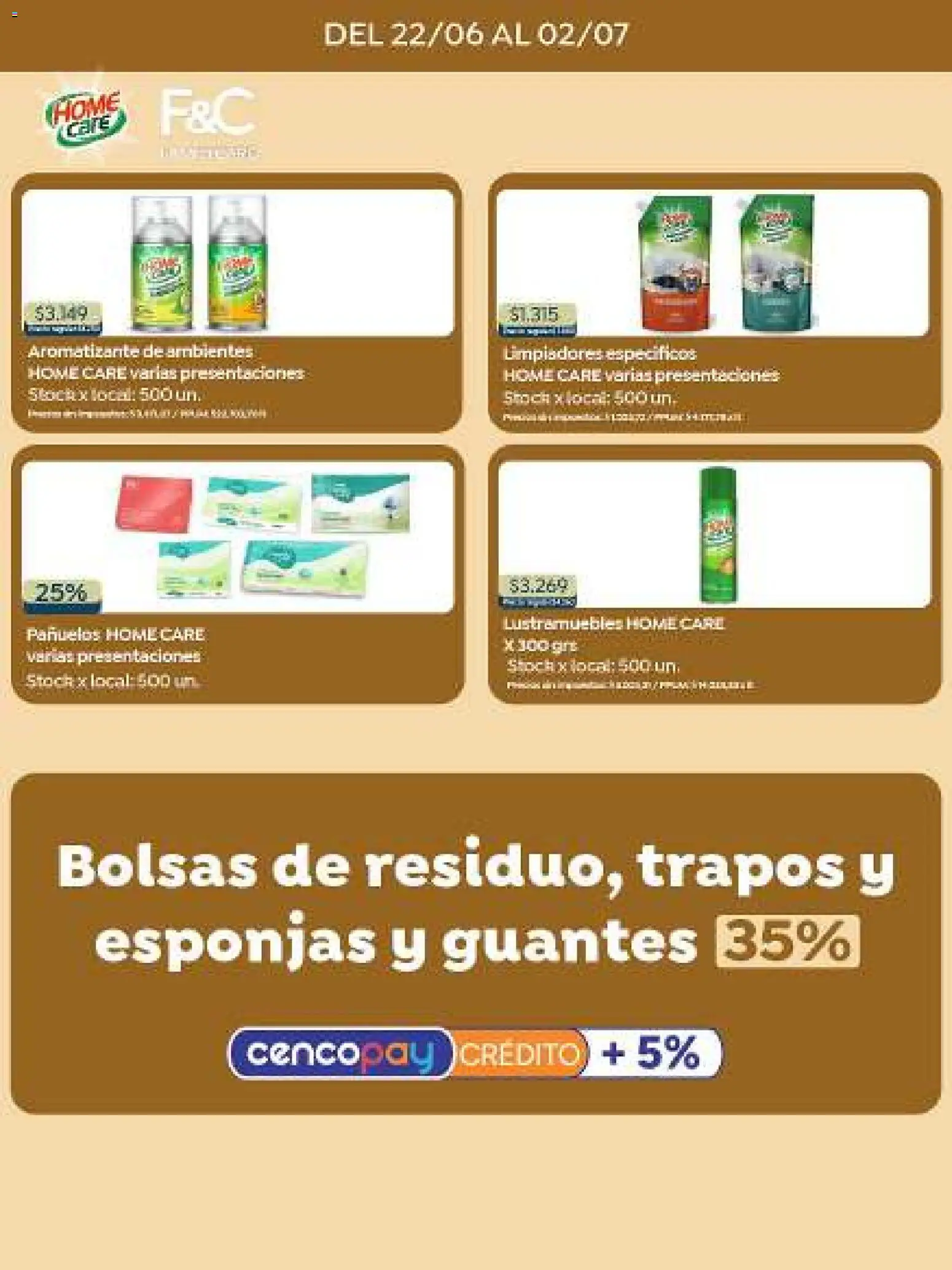 Jumbo - Especial Marcas Propias │ válido desde el 22/06/2026 | Página: 6 | Productos: Lustramuebles, Guantes