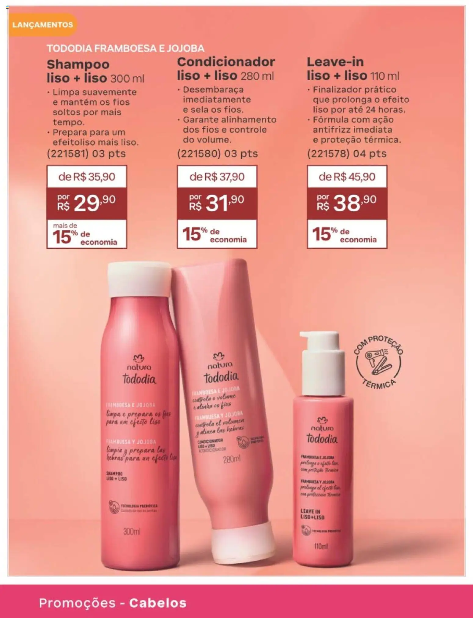 Natura Folheto - válido de 10/08/2026 | Página: 223 | Produtos: Shampoo, Condicionador