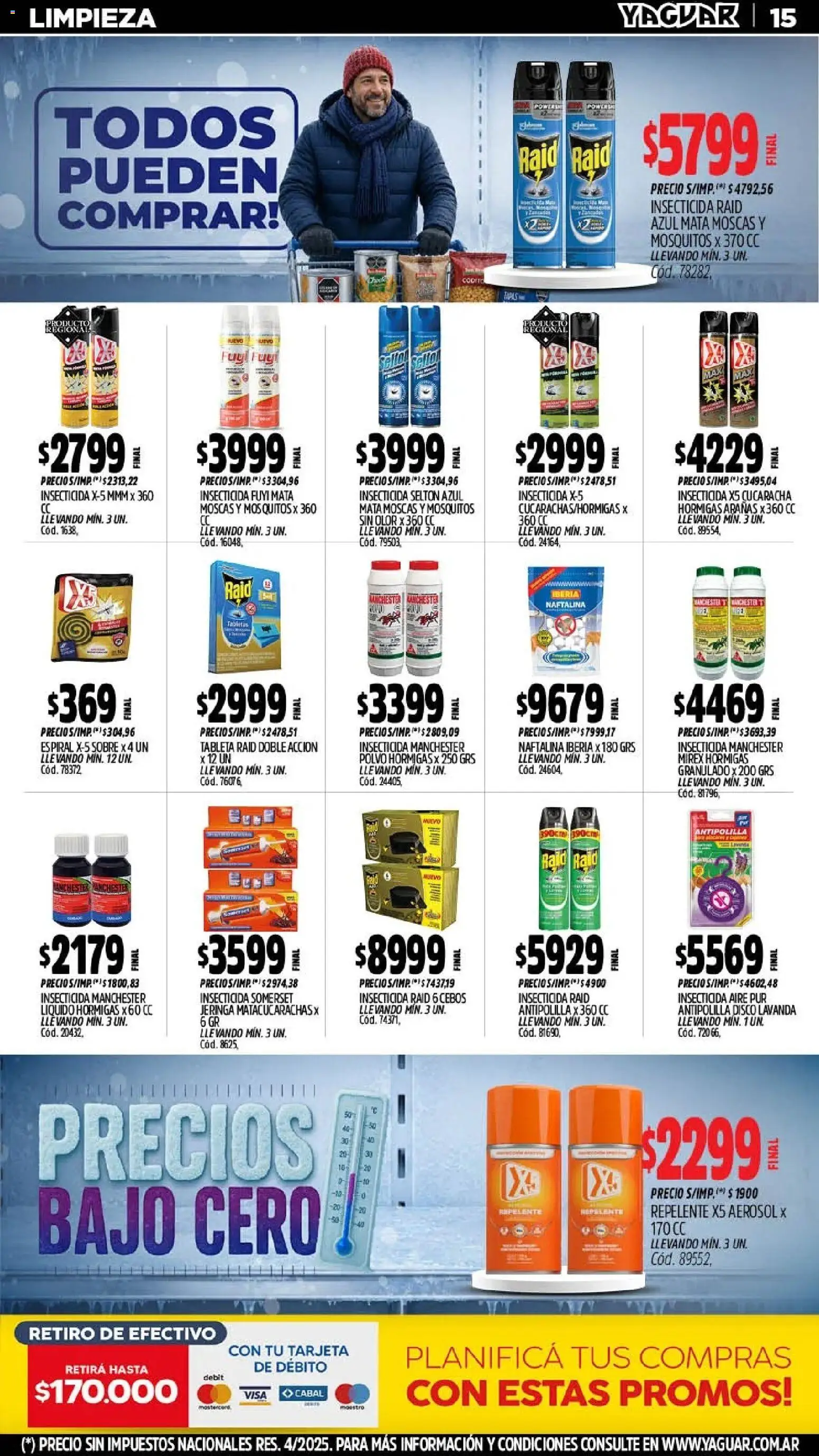 Yaguar - Oferta Semanal Jujuy │ válido desde el 27/07/2026 | Página: 18 | Productos: Tableta, Disco, Insecticida, Polvo