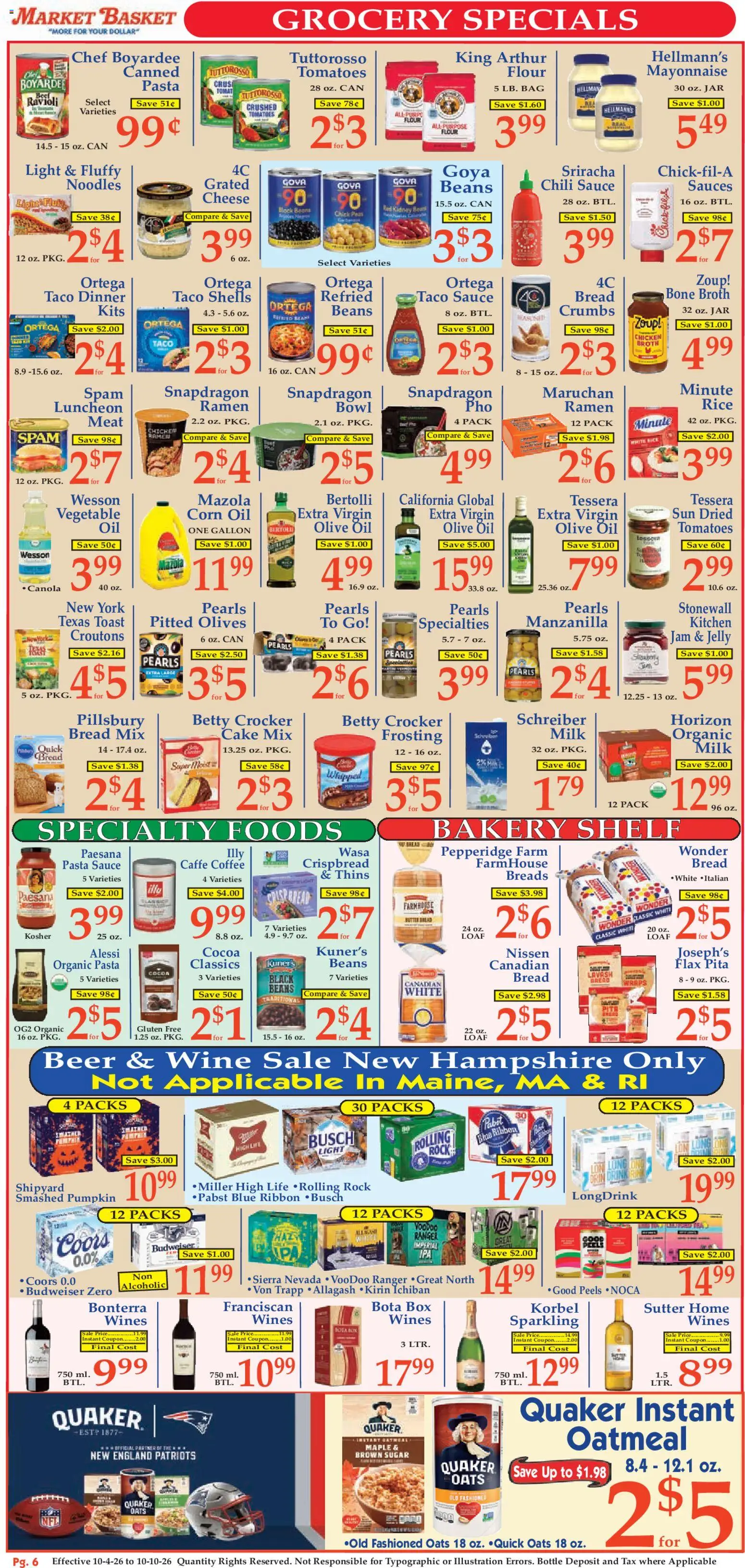 Market Basket Ad - valid from 10/04/2026 | Page: 6