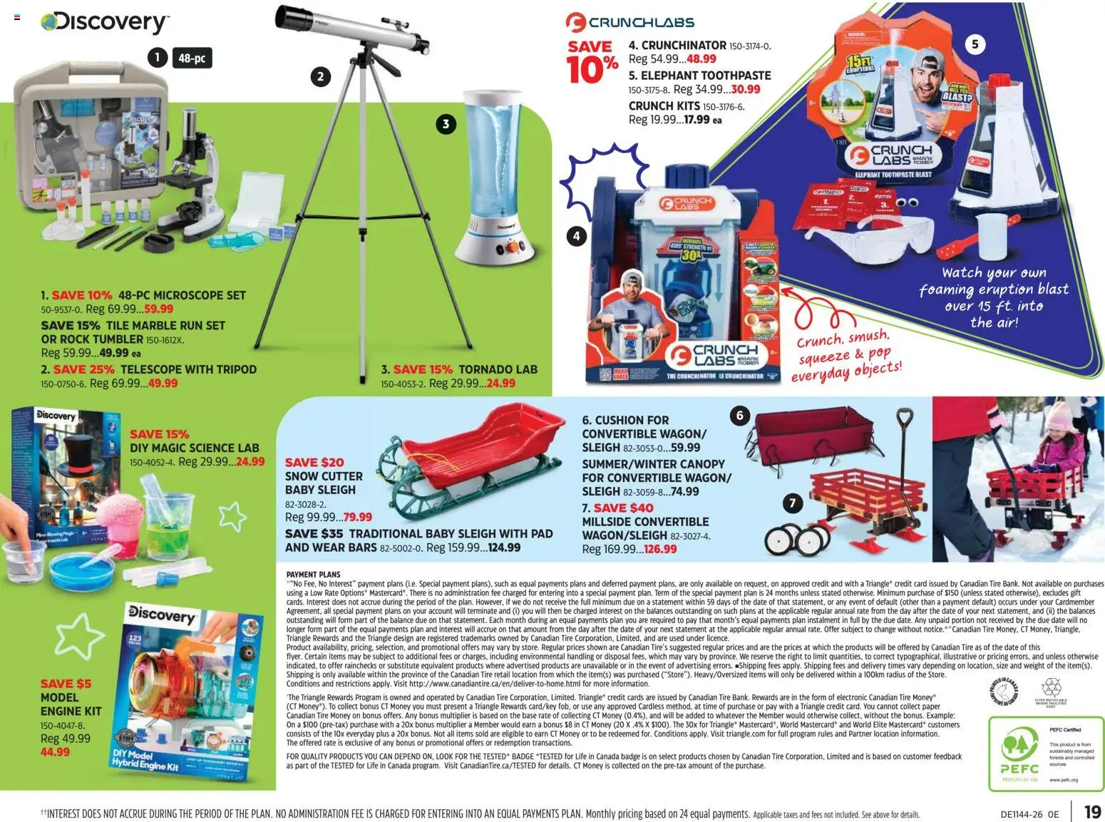 Canadian Tire flyer valid from Oct 29, 2026 | Page: 19