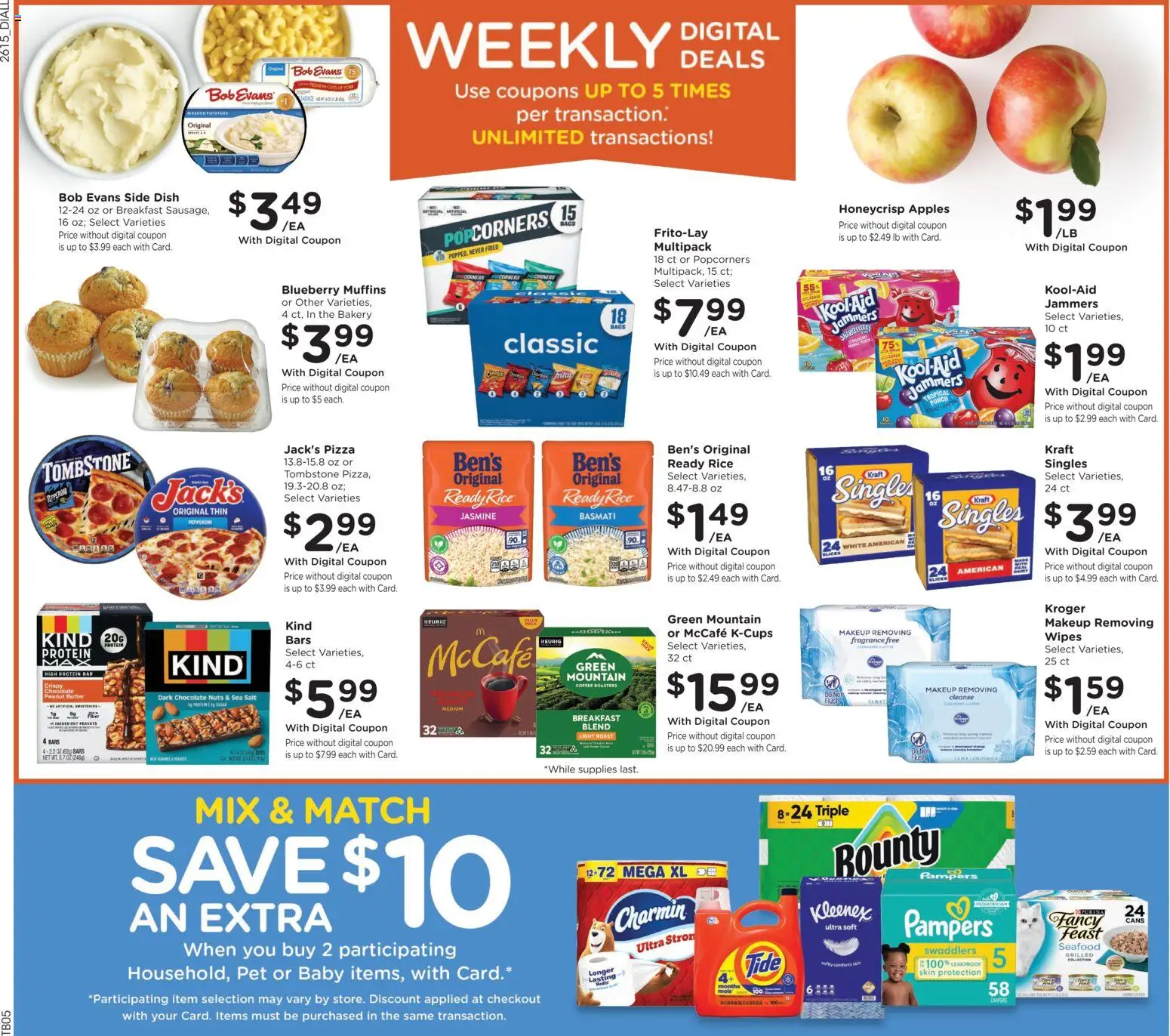 Dillons Weekly Ad - valid from 13.05.2026 | Page: 2 | Products: Bakery, Pizza, Rice, Nuts