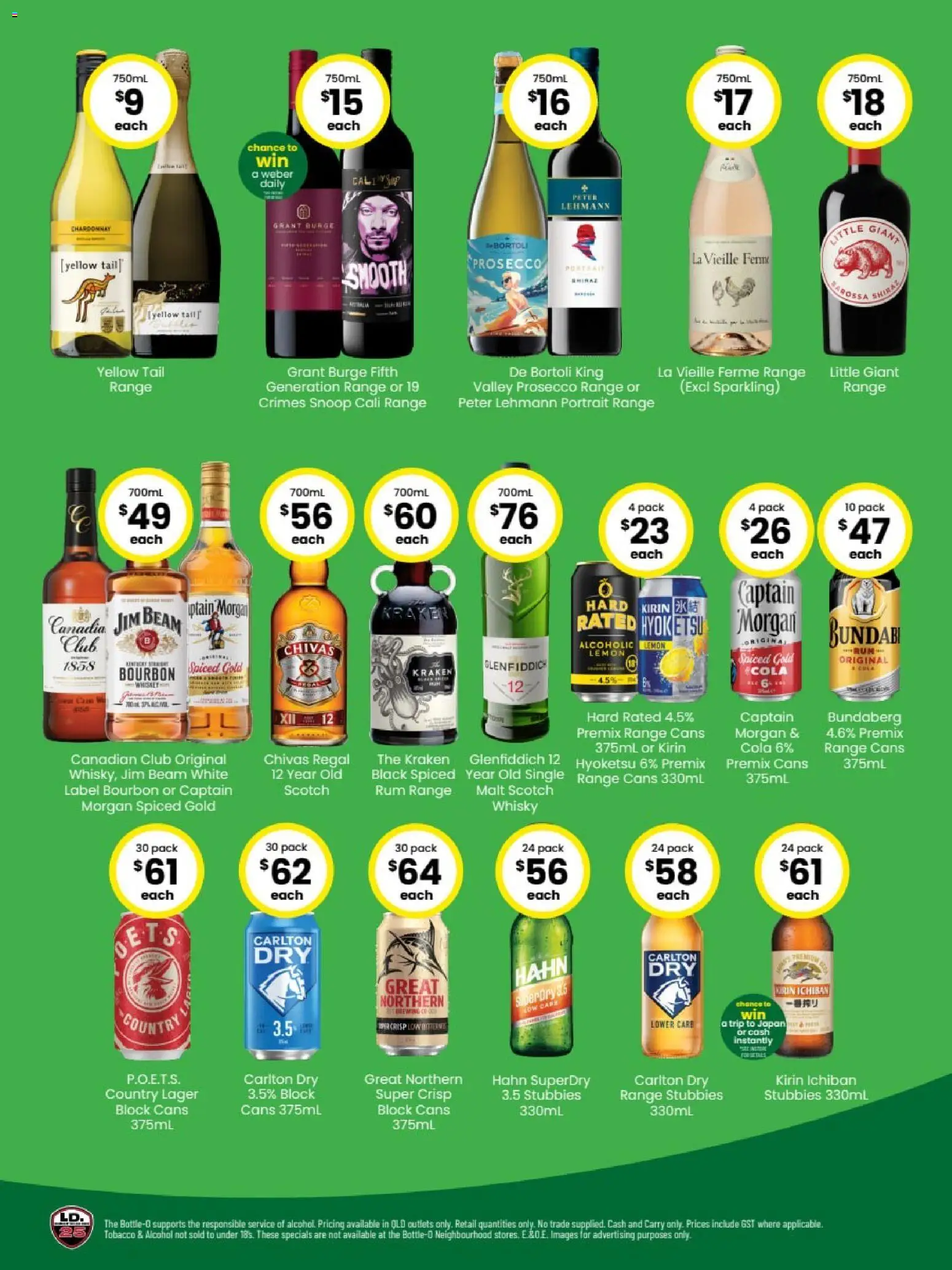 The Bottle-O catalogue - valid from 08.06.2026 | Page: 2 | Products: Bourbon, Rum, Lemon, Scotch