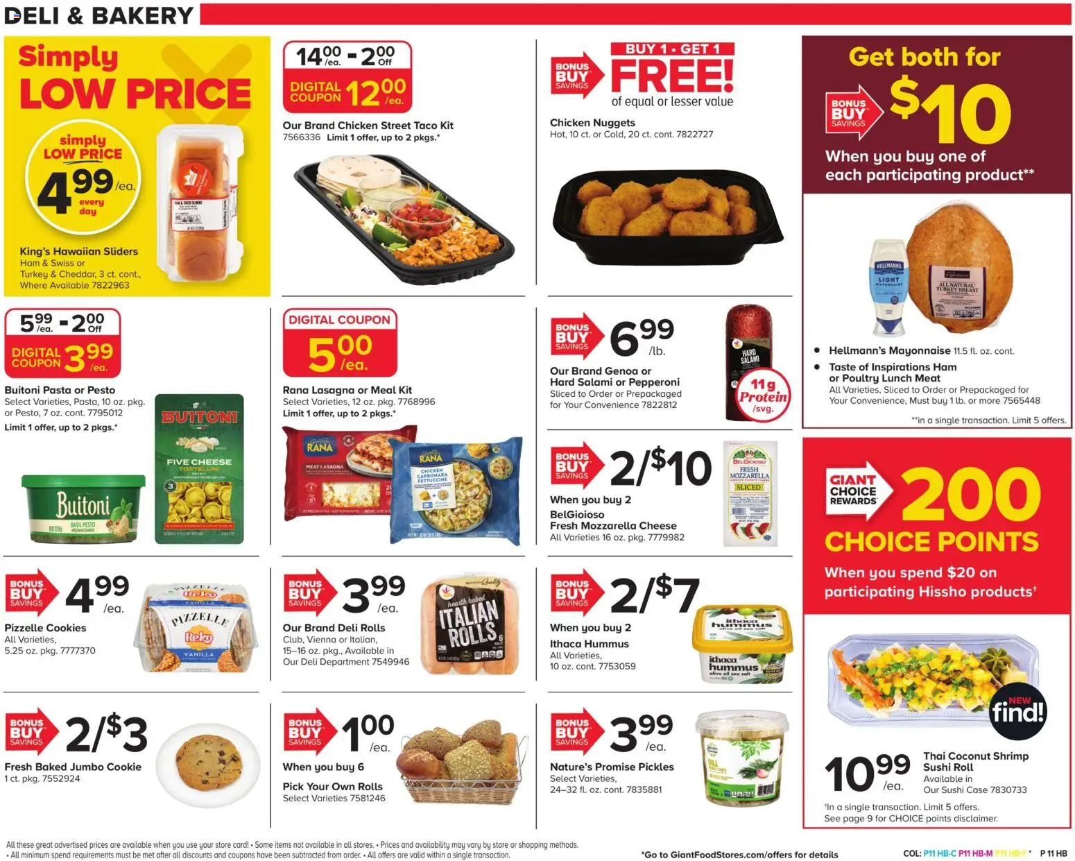 Giant Weekly Ad - valid from 07/17/2026 | Page: 12 | Products: Oil, Salami, Ham, Cookies