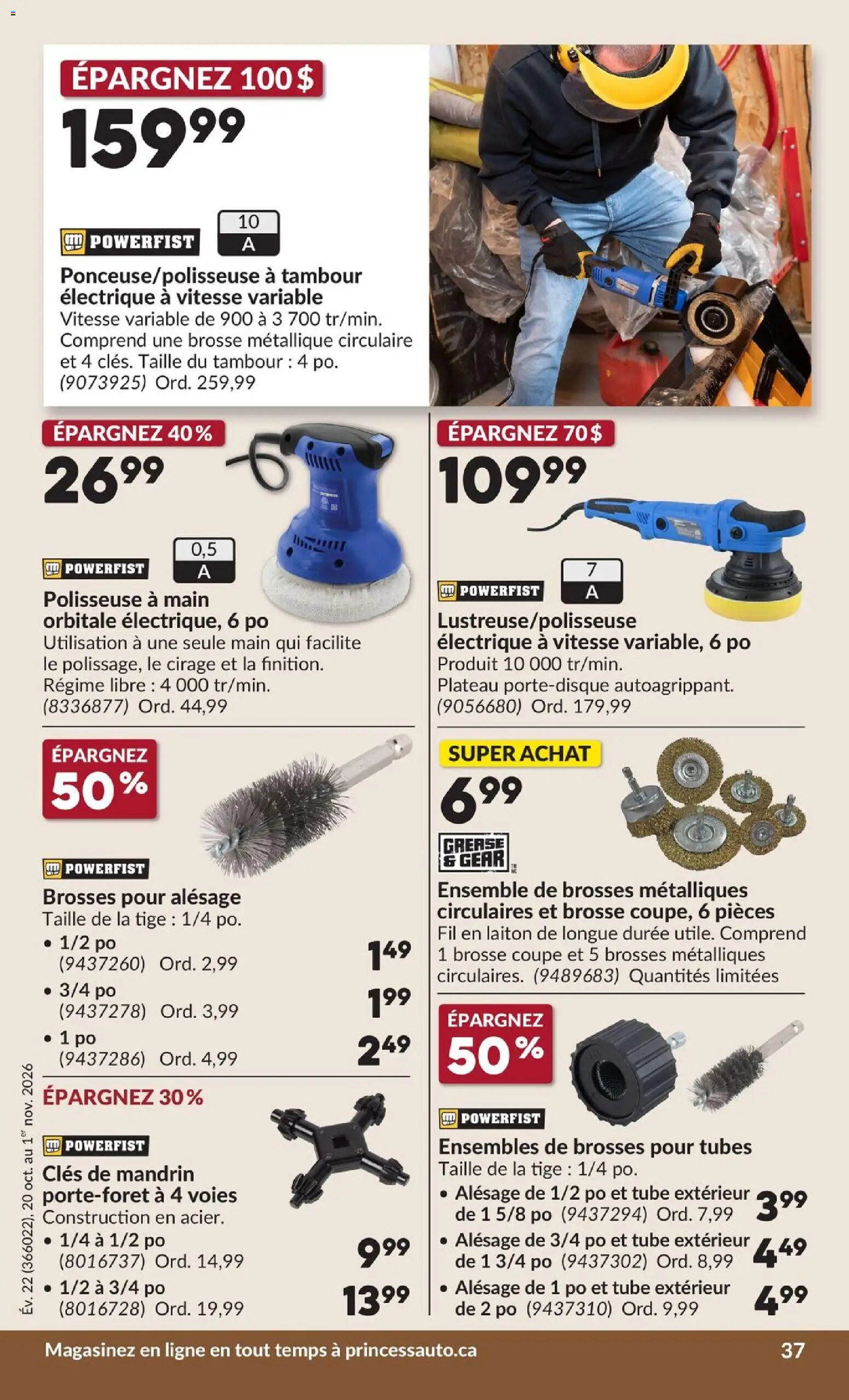 Princess Auto flyer valid from Oct 20, 2026 | Page: 40