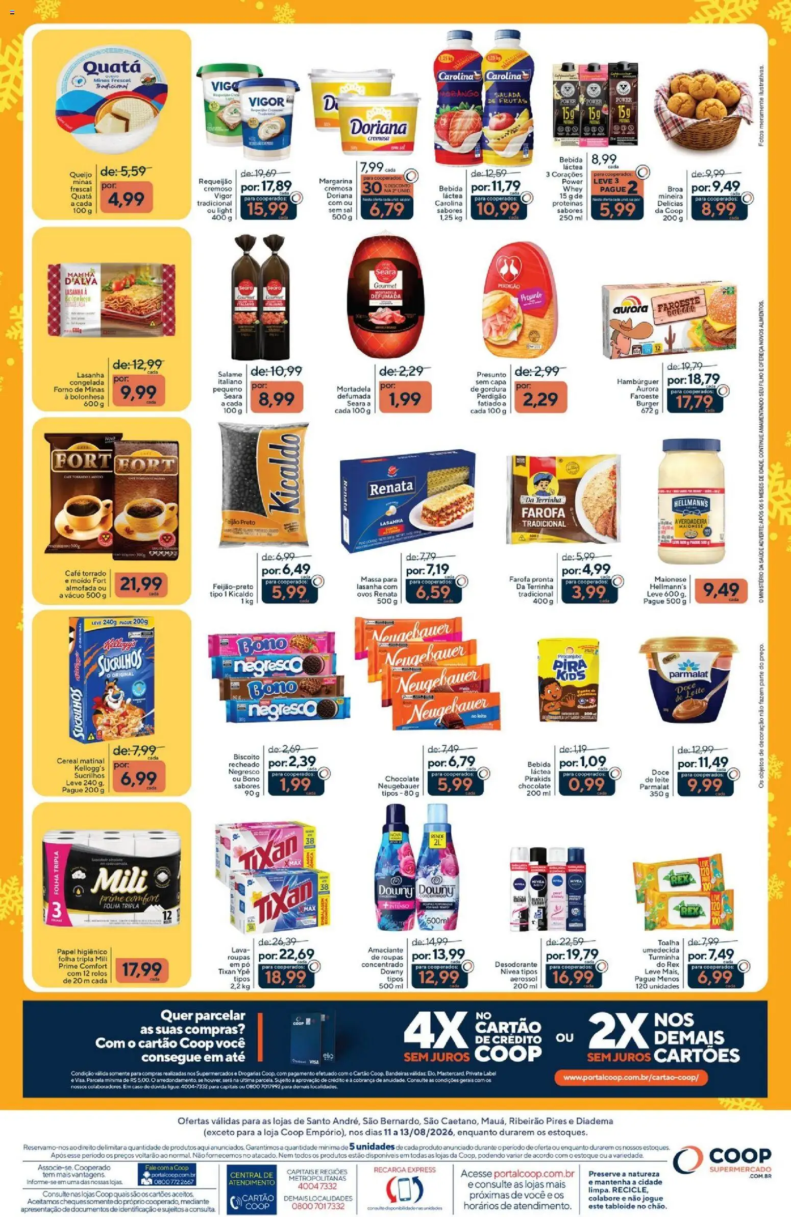 Coop Folheto - válido de 11/08/2026 | Página: 2 | Produtos: Forno, Desodorante, Queijo, Doce de leite