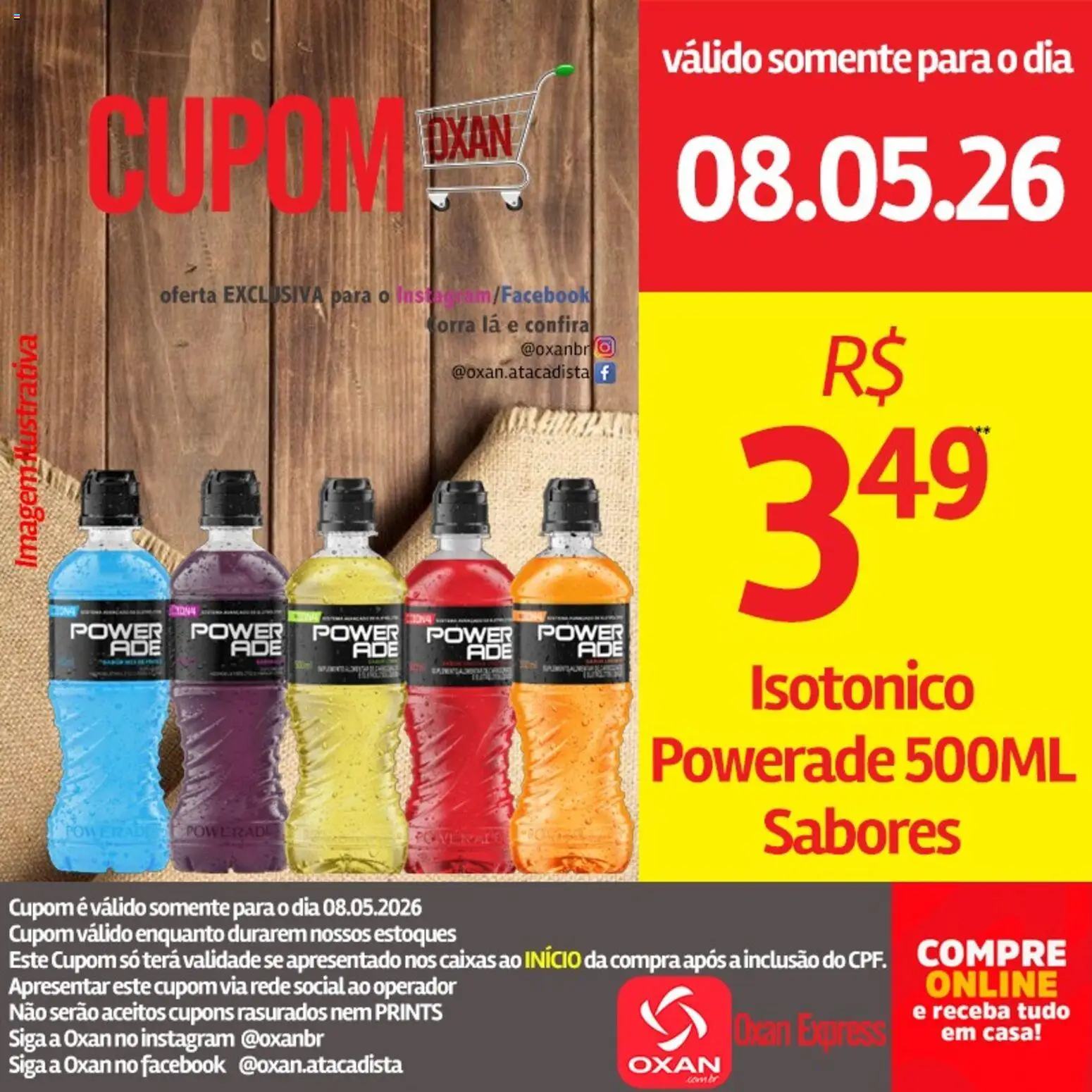 Oxan Atacadista Folheto - válido de 08.05.2026 | Página: 15 | Produtos: Isotônico
