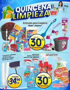 Vista previa de Casa Ley folleto Quincena de la limpieza, nuevo folleto de la tienda, válido en México a partir del 30/06/2026 | Página: 7 | Productos: Cepillo, Brillo, Escoba, Trapeador