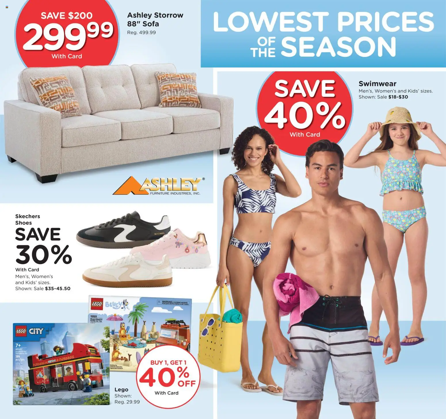 Fred Meyer Weekly Ad - valid from 13.05.2026 | Page: 4 | Products: Sofa, Swimwear