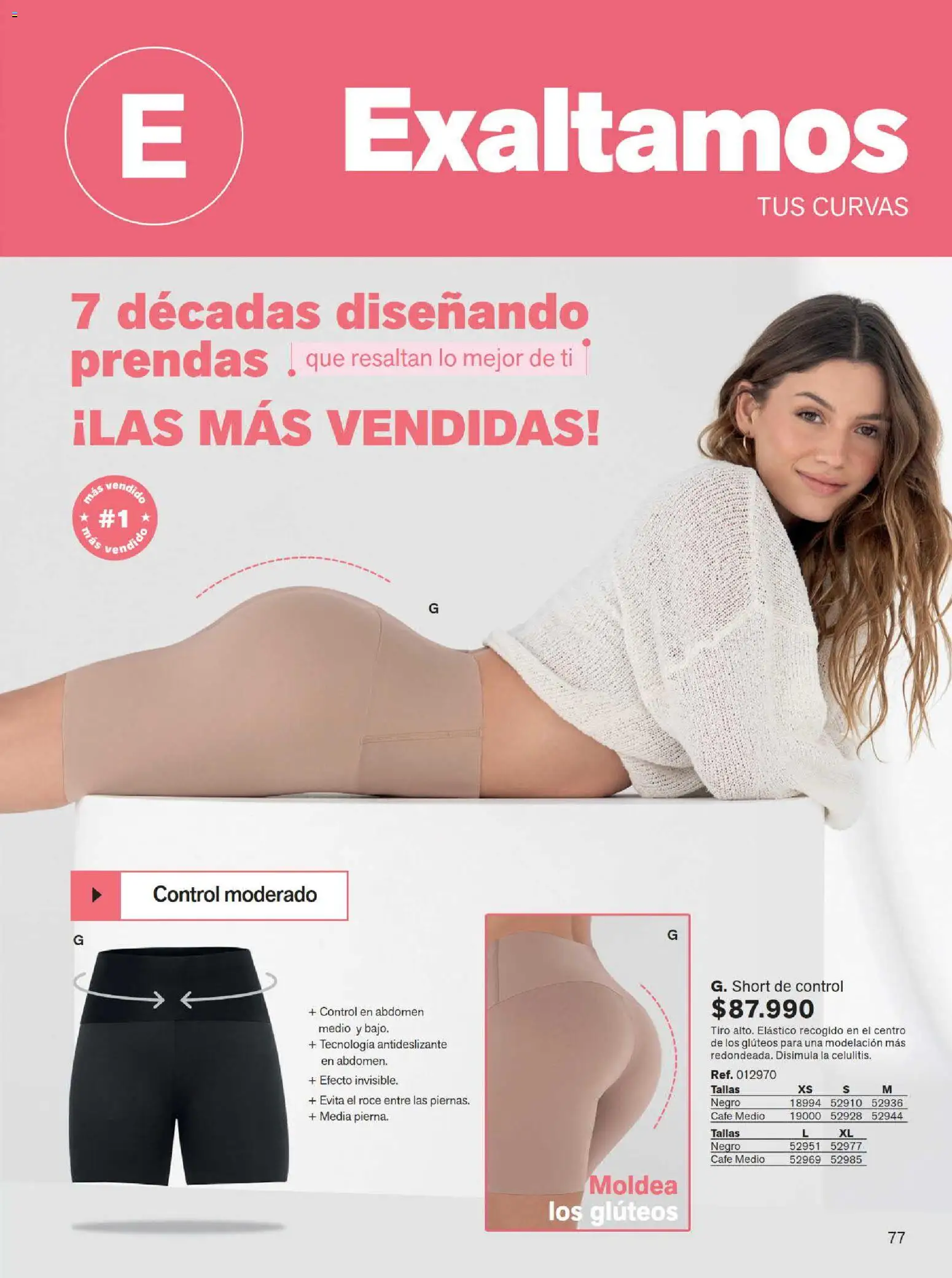 Leonisa revista - valida desde el 15/07/2026 | Página: 77 | Productos: Short, Café