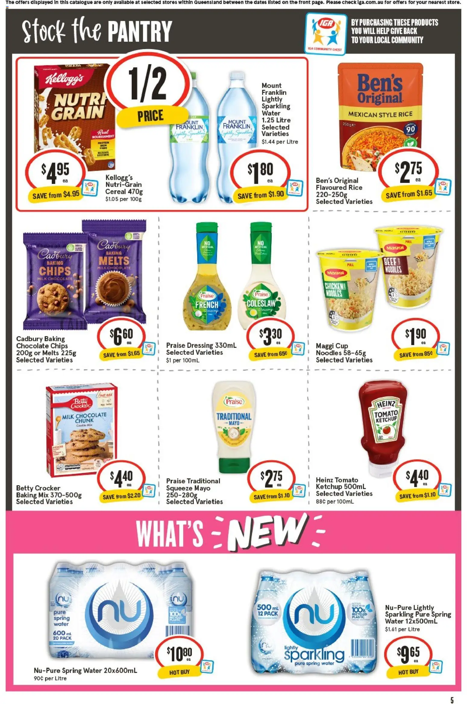 IGA catalogue - valid from 17.06.2026 | Page: 6 | Products: Chocolate, Chicken, Rice, Chips