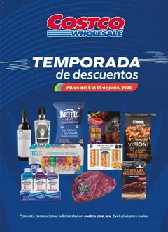 Vista previa de Costco catálogo, nuevo folleto de la tienda, válido en México a partir del 08.06.2026